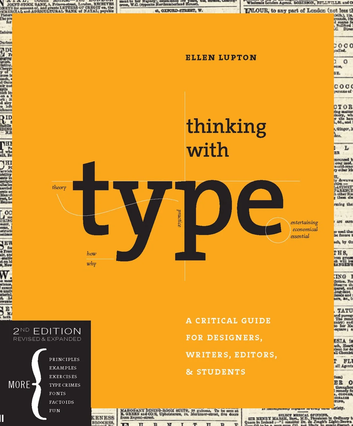 Thinking with Type (2nd ed) /anglais: A Critical Guide for Designers, Writers, Editors, and Students (Design Briefs)