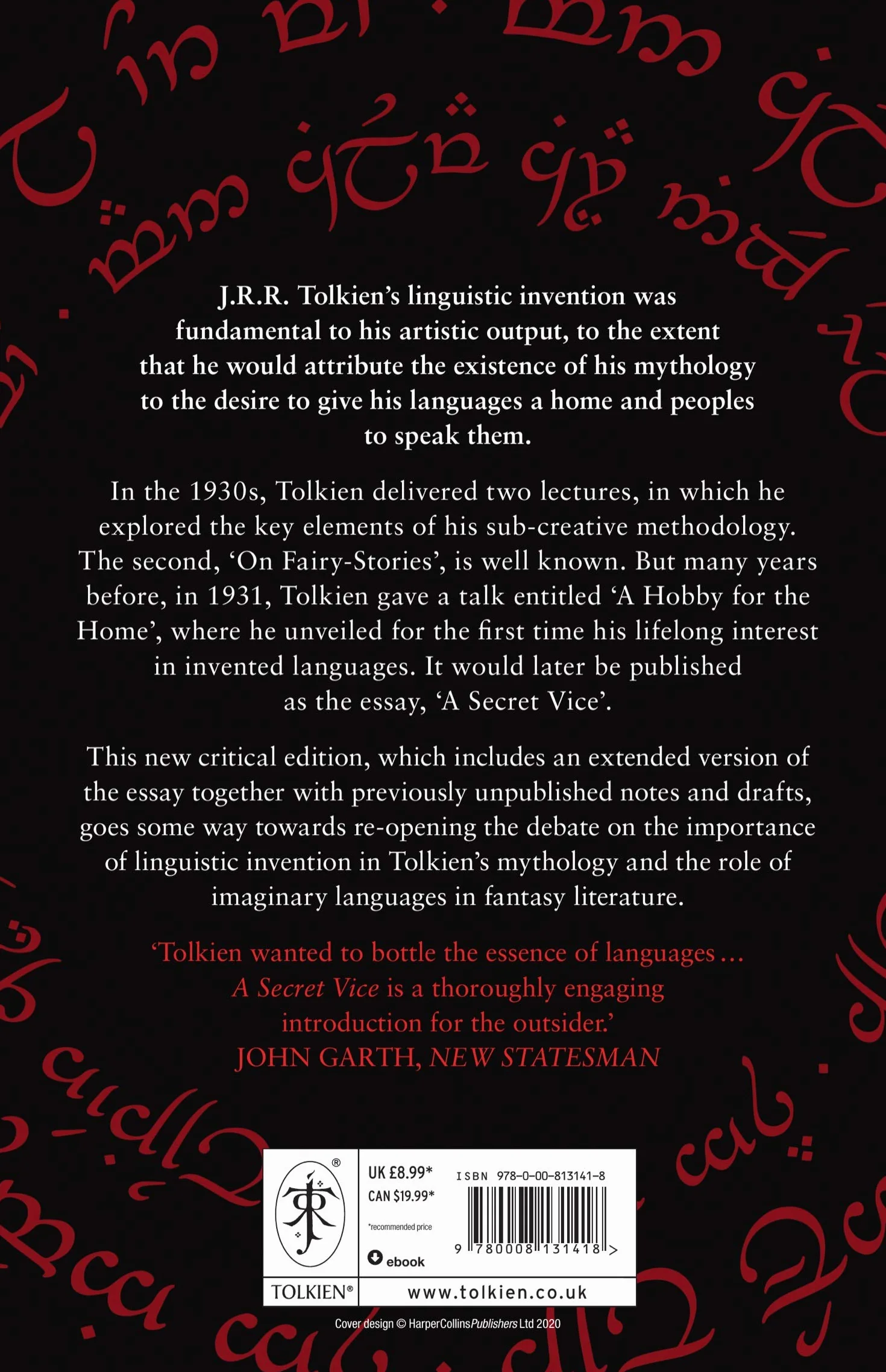 A Secret Vice: Tolkien on Invented Languages