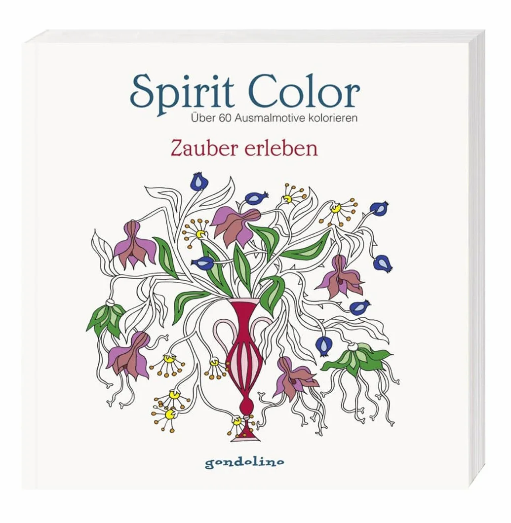Spirit Color: Malbuch für Erwachsene und Kinder - Über 60 Ausmalmotive - Stressbewältigung und Entspannung