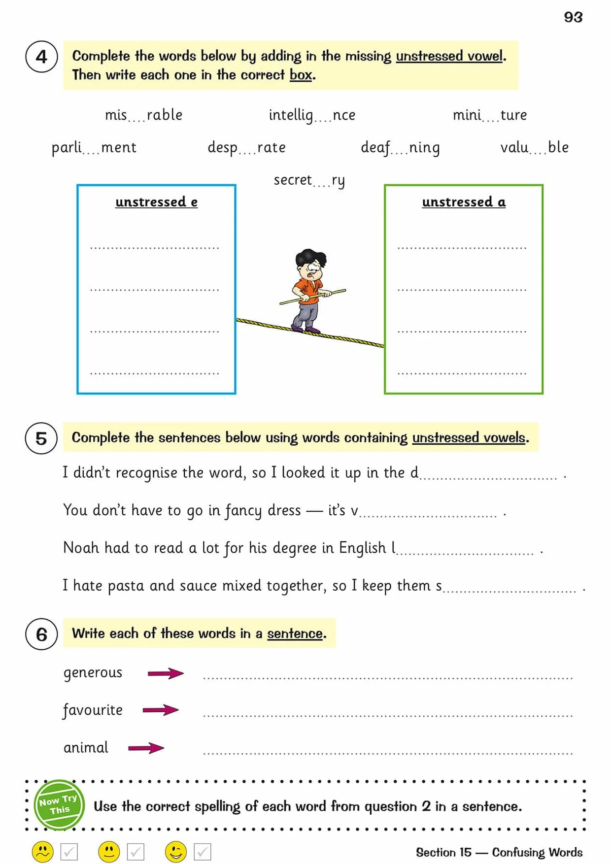 KS2 English Year 5 Grammar Punctuation Spelling Targeted Question Book with Answers