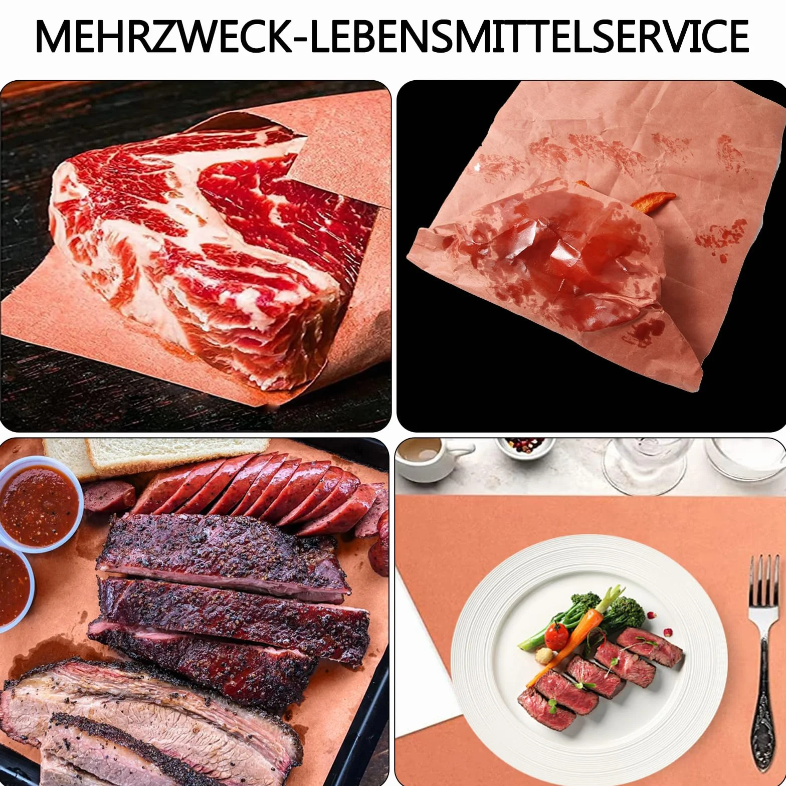 Pink Butcher Paper, rolka papieru typu kraftowego, 30 cm x 30 m, papier rzeźniczy do wędzenia, do grillowania, wędzarni, mięsa ryb, mięsa, mięsa, mięsa, mięsa, mięsa, mięsa, mięsa, mięsa,