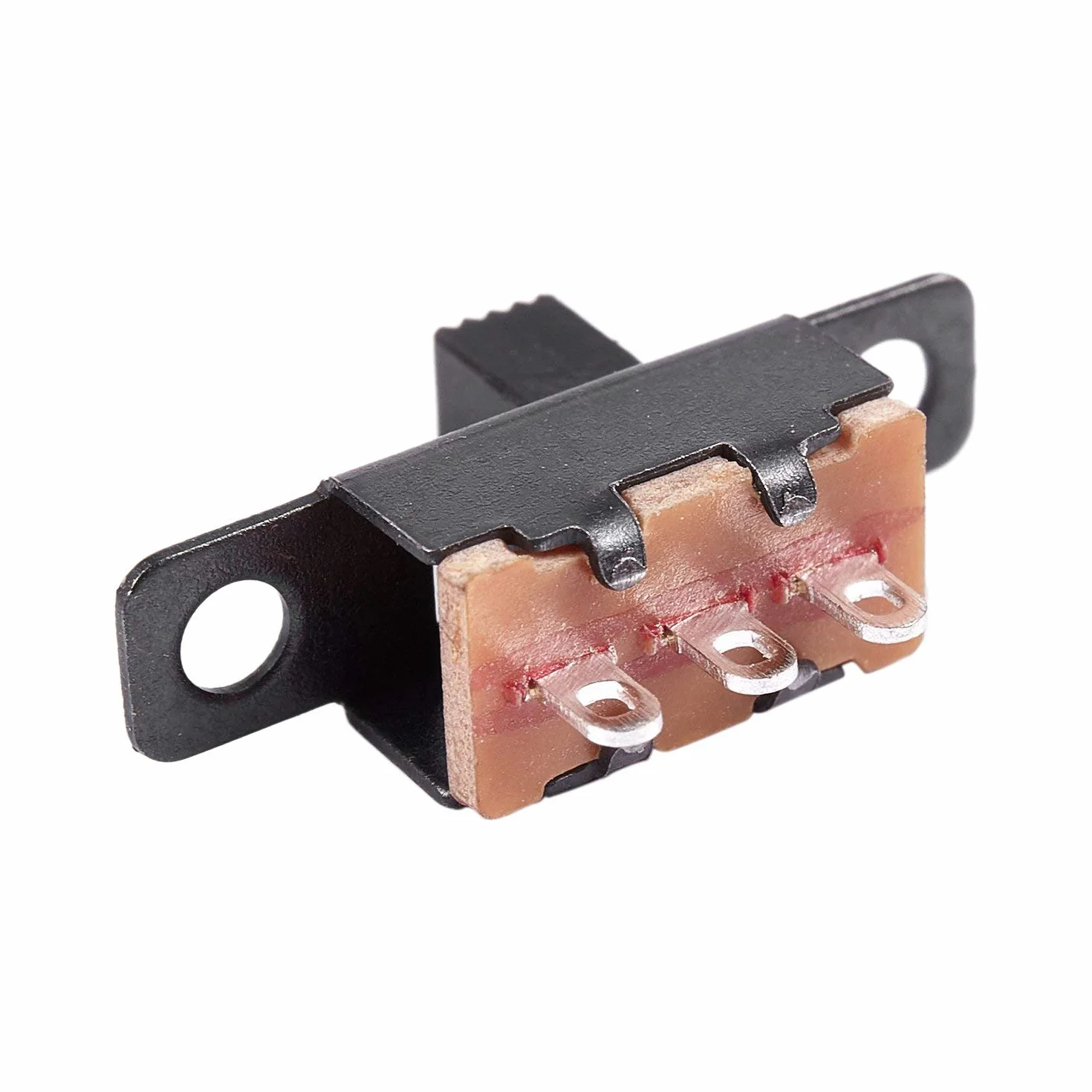 50 sztuk ON/ON 2 pozycje 1P2T SPDT - panel Przełącznik przesuwny Lug SS12F1-G3