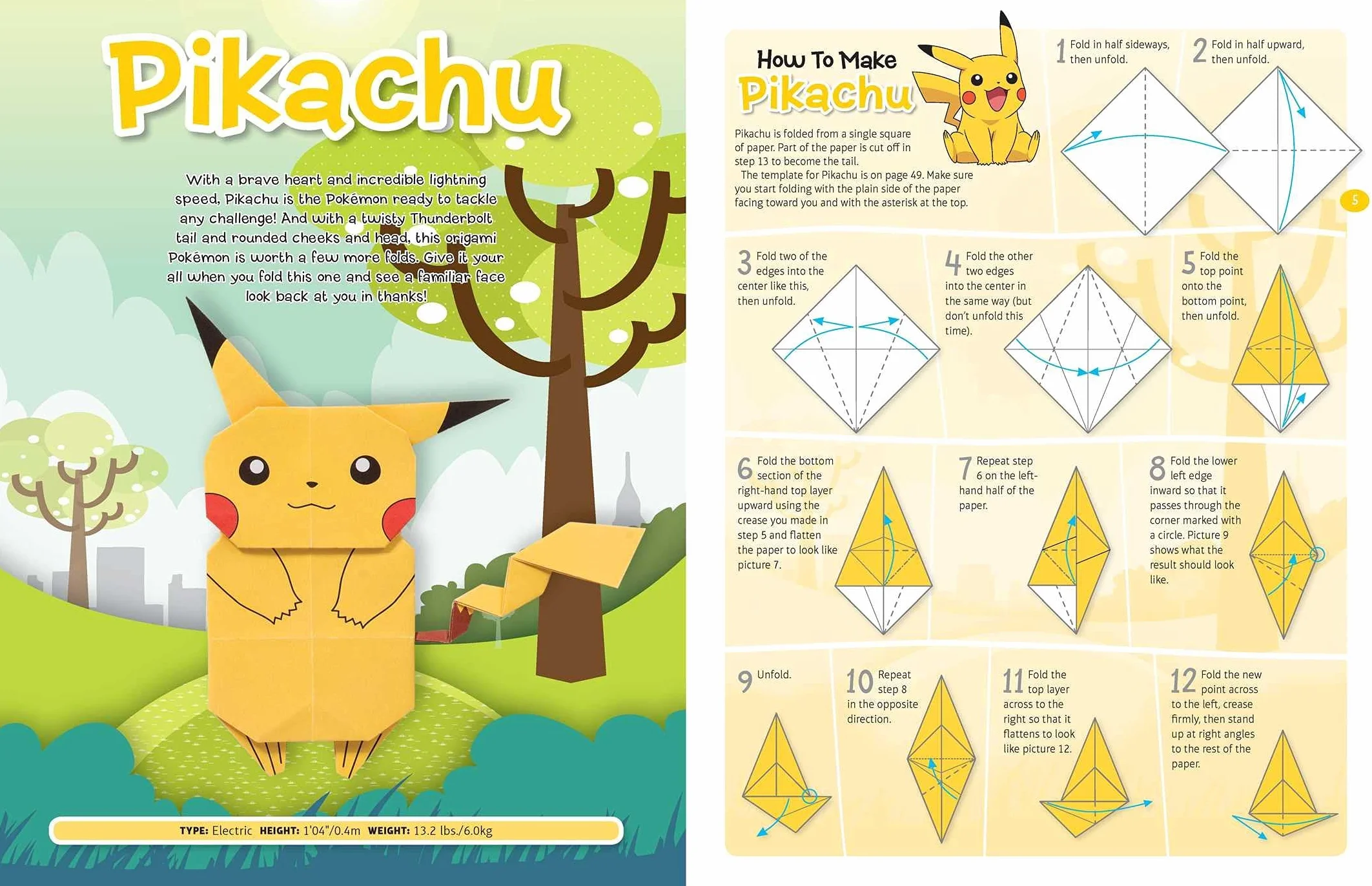 Pokemon Origami: Fold Your Own Pokemon