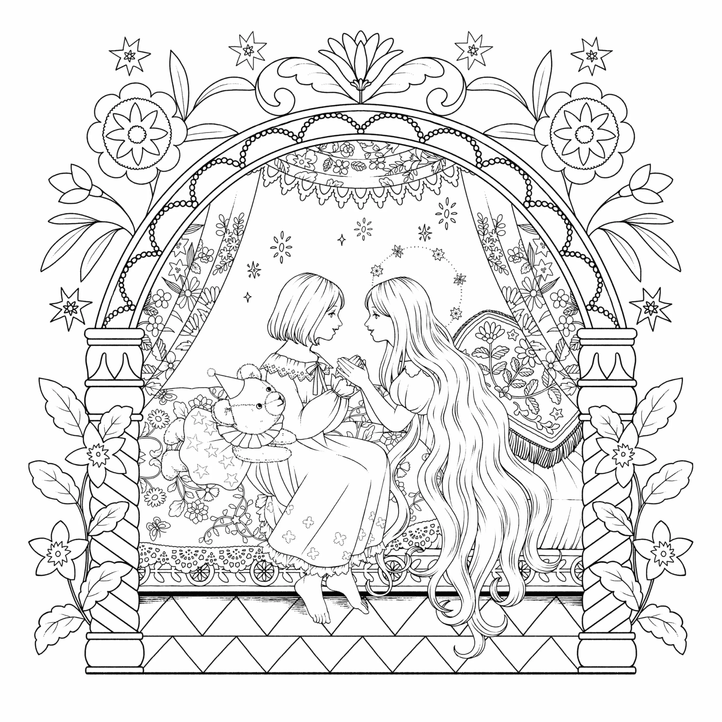 Garden of Dreams: A Magical World of Make Believe to Color