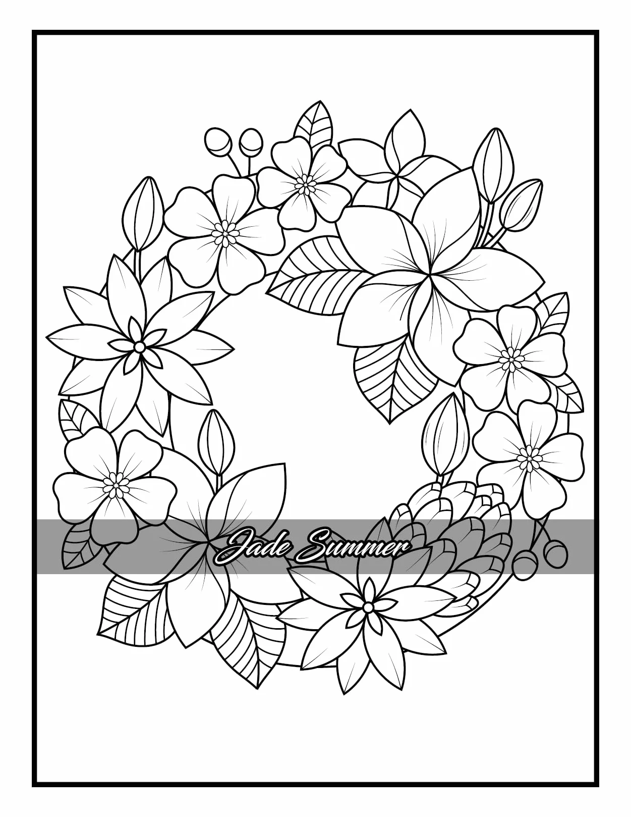 100 Flowers: Adult Coloring Book with Bouquets, Wreaths, Swirls, Patterns, Decorations
