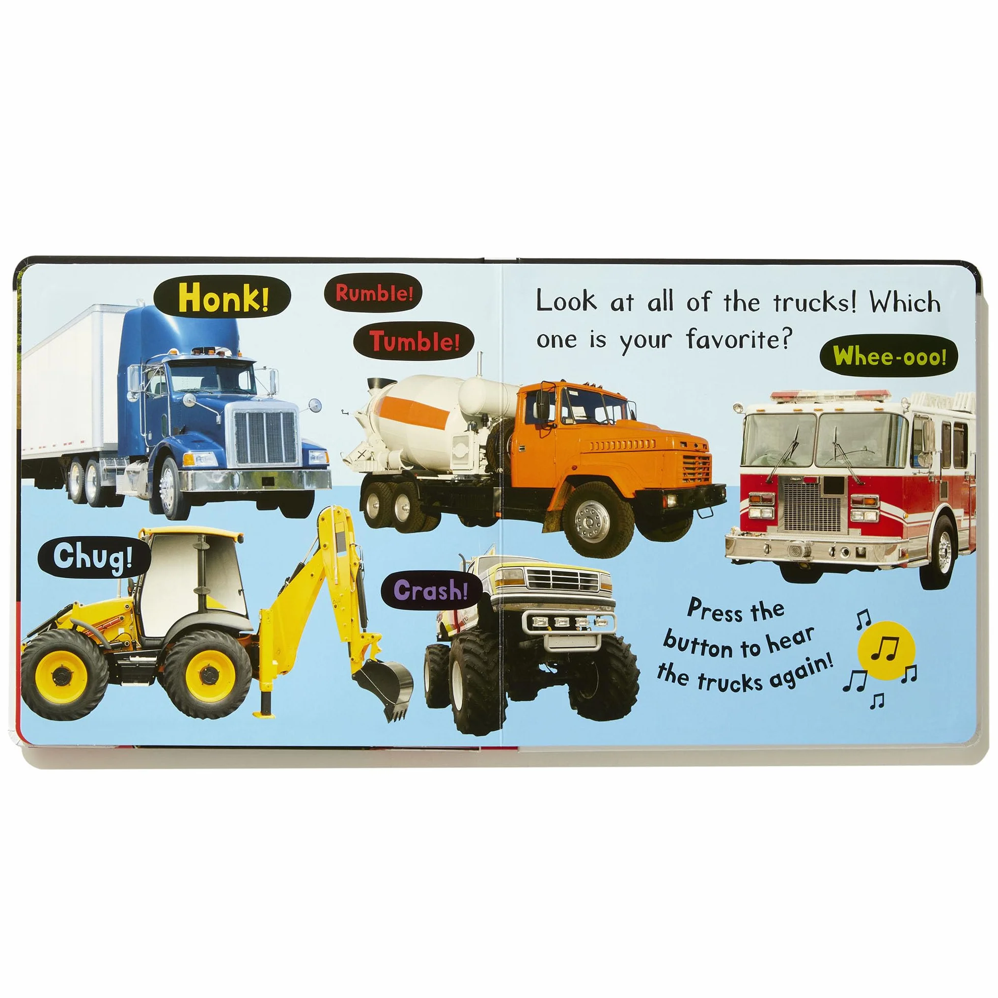 Noisy Trucks: Includes Six Sounds!