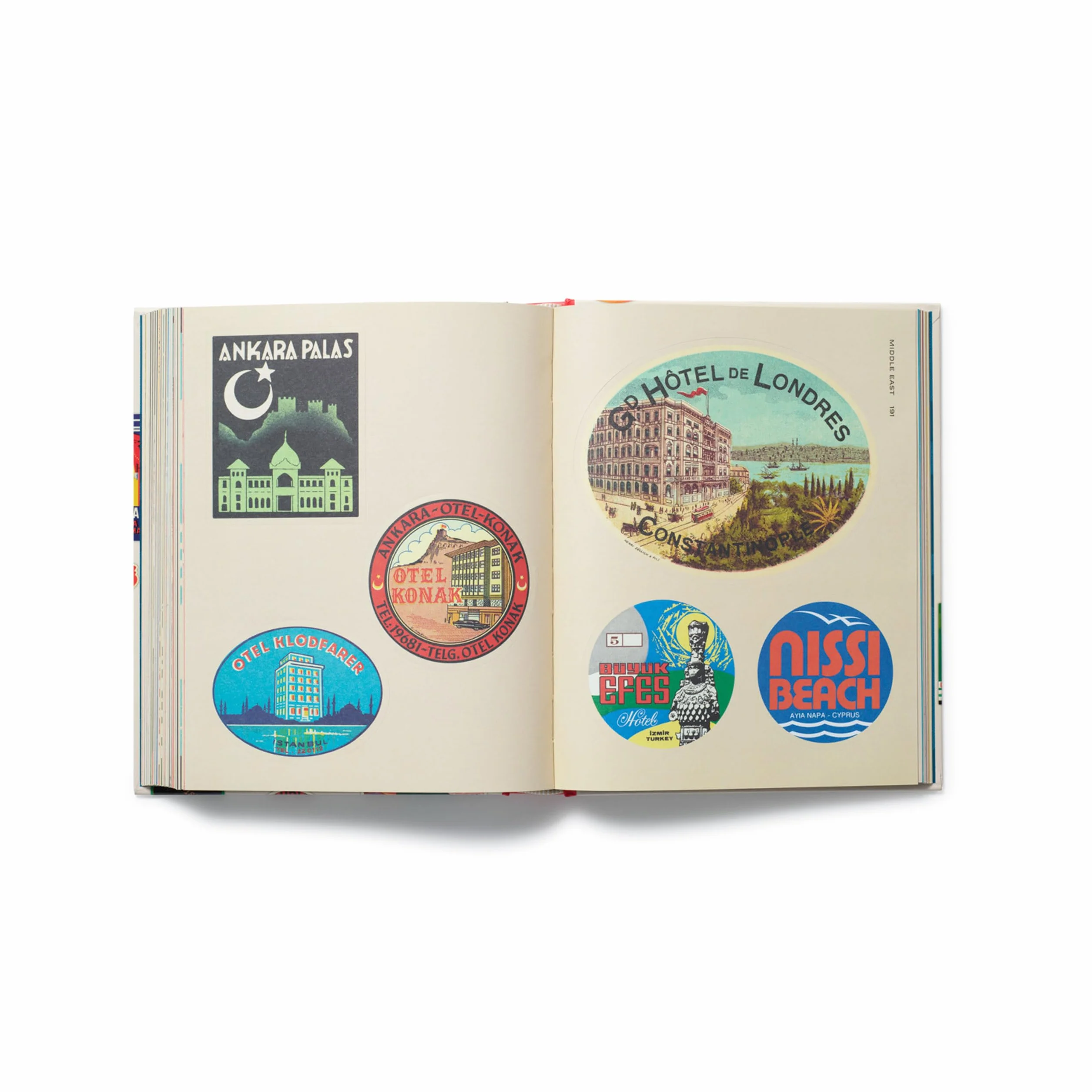 Hotel Retro: Vintage Luggage Labels from Tokyo to Buenos Aires - 250 Stickers