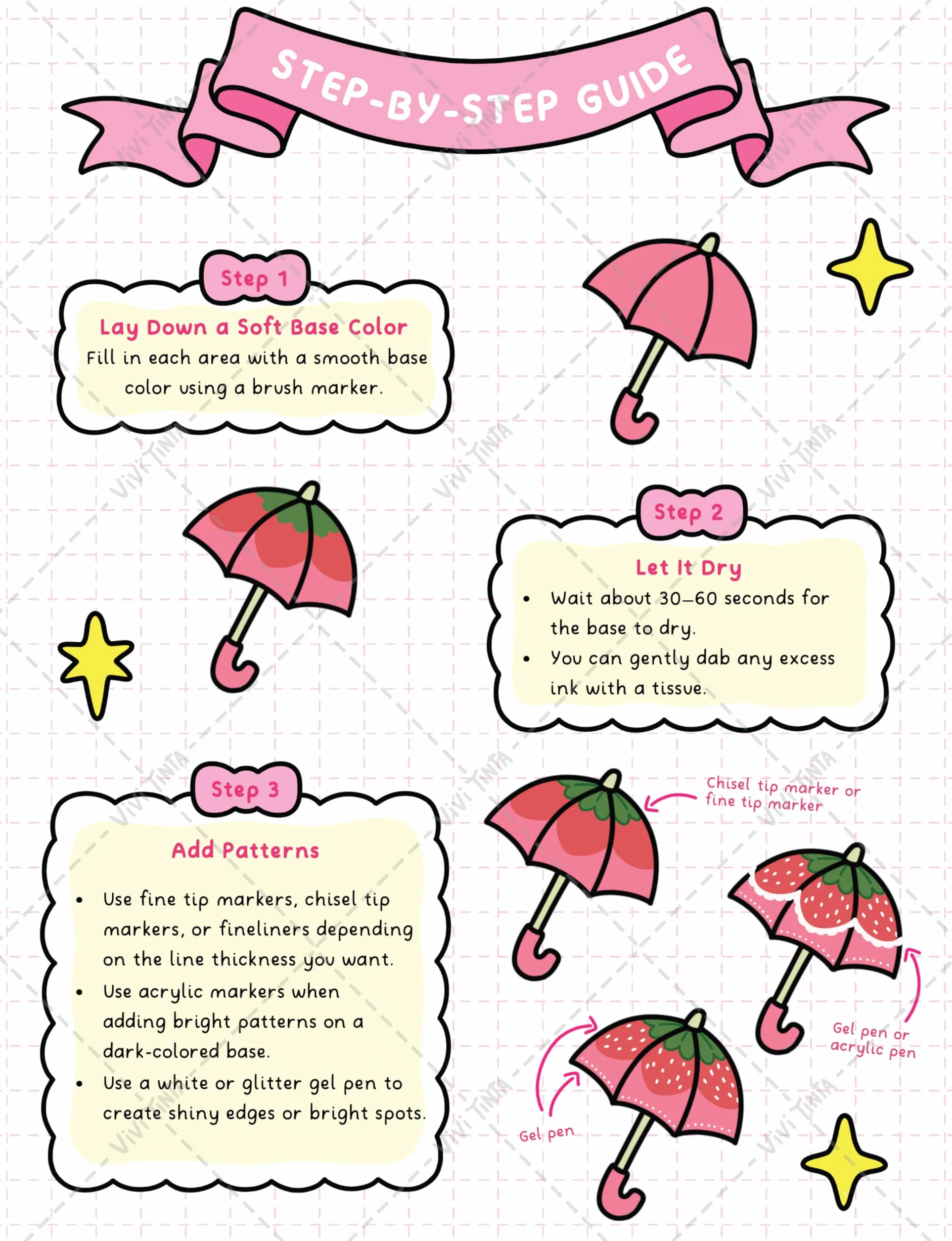 How to Color: Simple Step-by-Step Guide to Coloring Patterns, Textures, Shading, and Blending