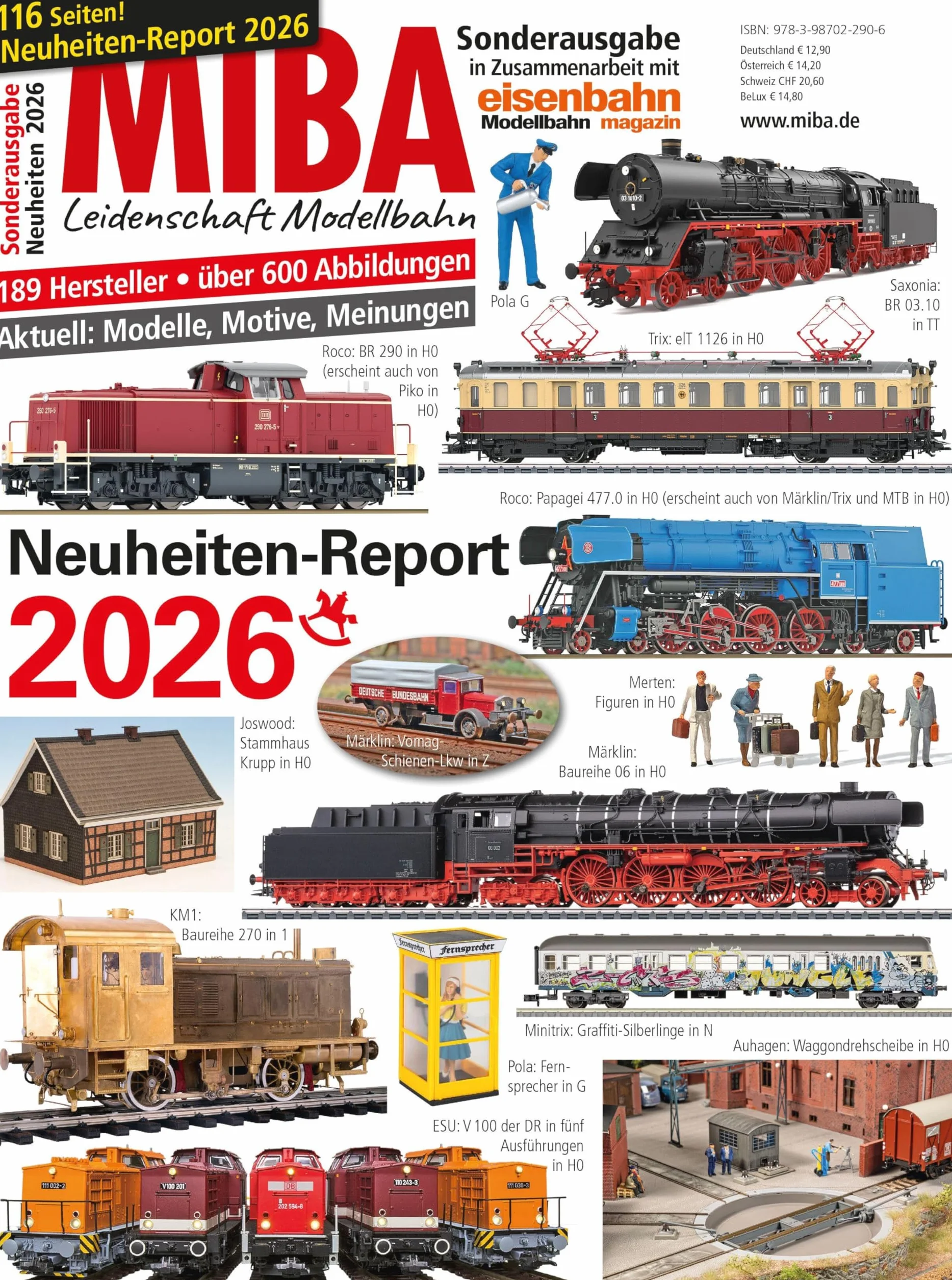 MIBA Neuheiten Report 2026: Modellbahn Neuheiten 2026