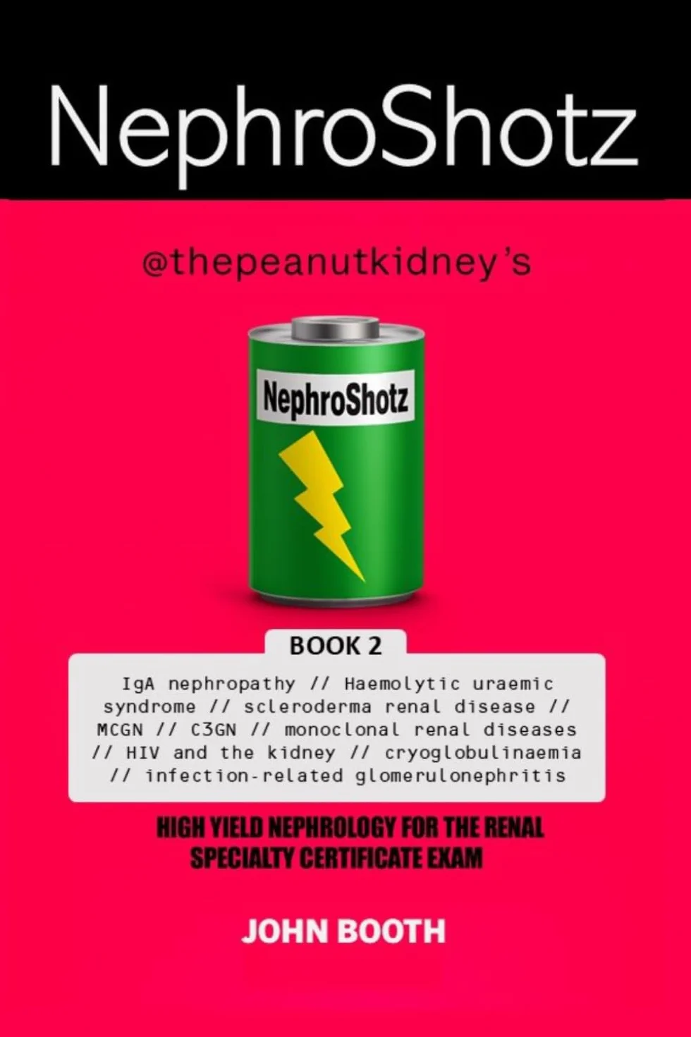 Nephroshotz Book 2: High Yield Nephrology for the Renal Specialty Certificate Exam