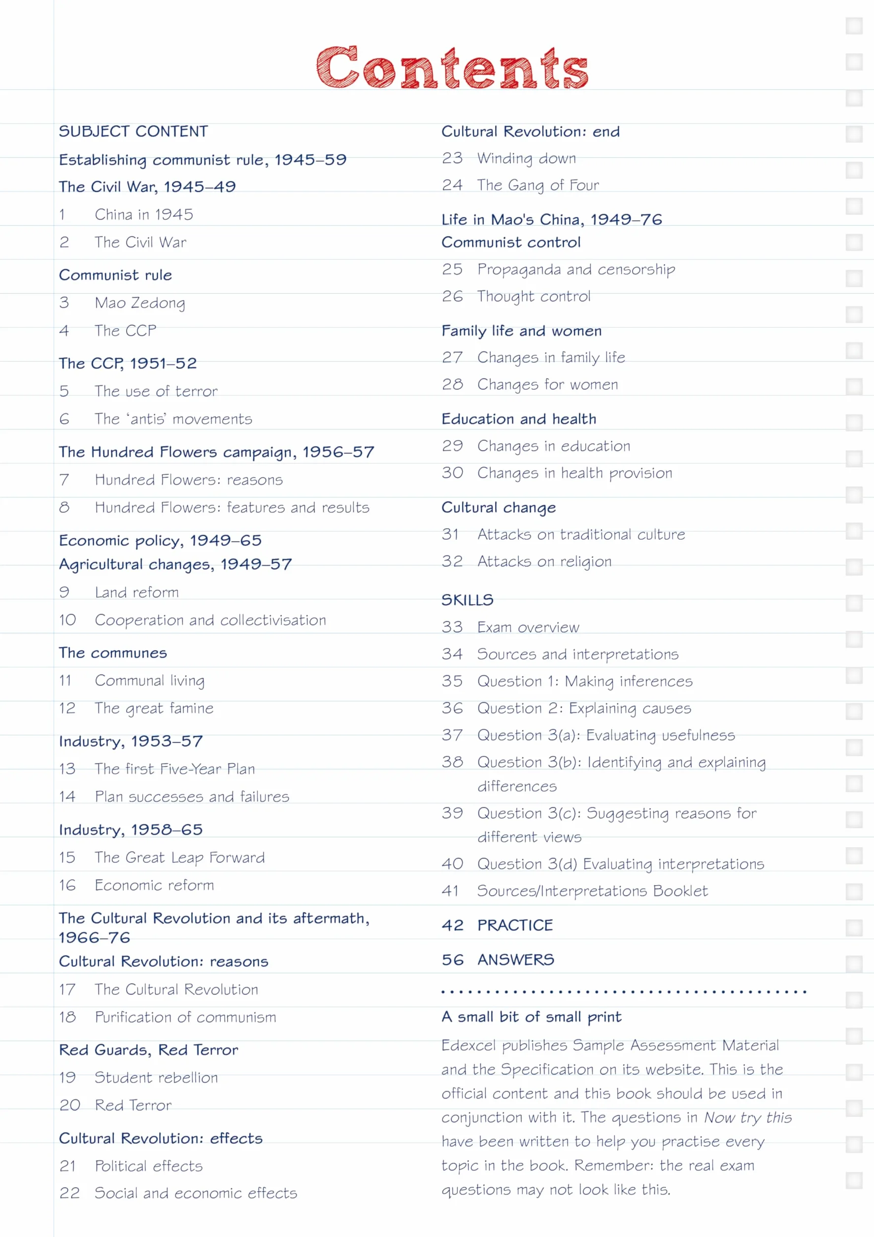 Revise Edexcel GCSE (9-1) History Mao's China Revision Guide and Workbook