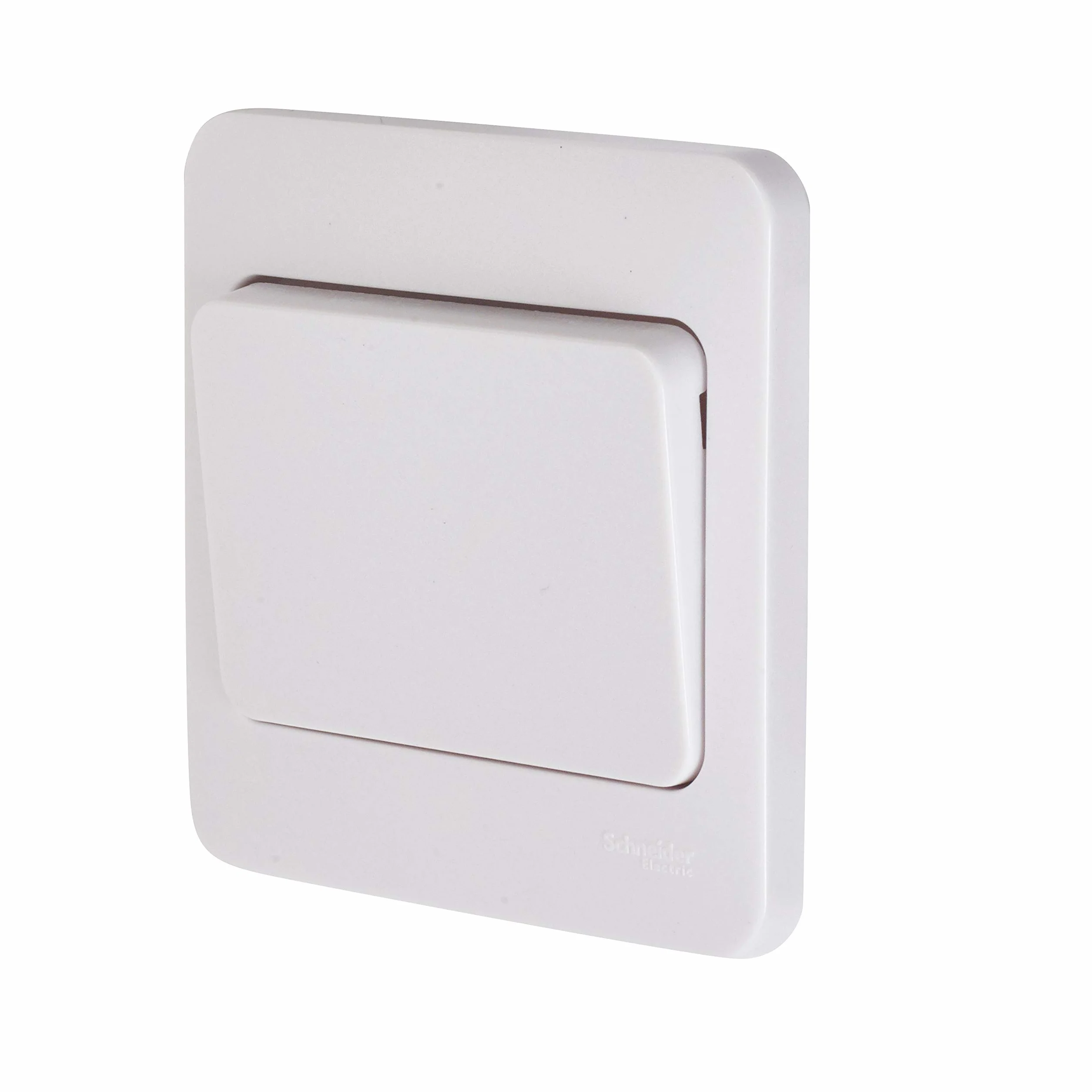 Schneider Electric GGBL1012W Lisse szeroki przełącznik kołyskowy, 1 gang, 2-drożny, 10AX, biały - opakowanie 10 szt.