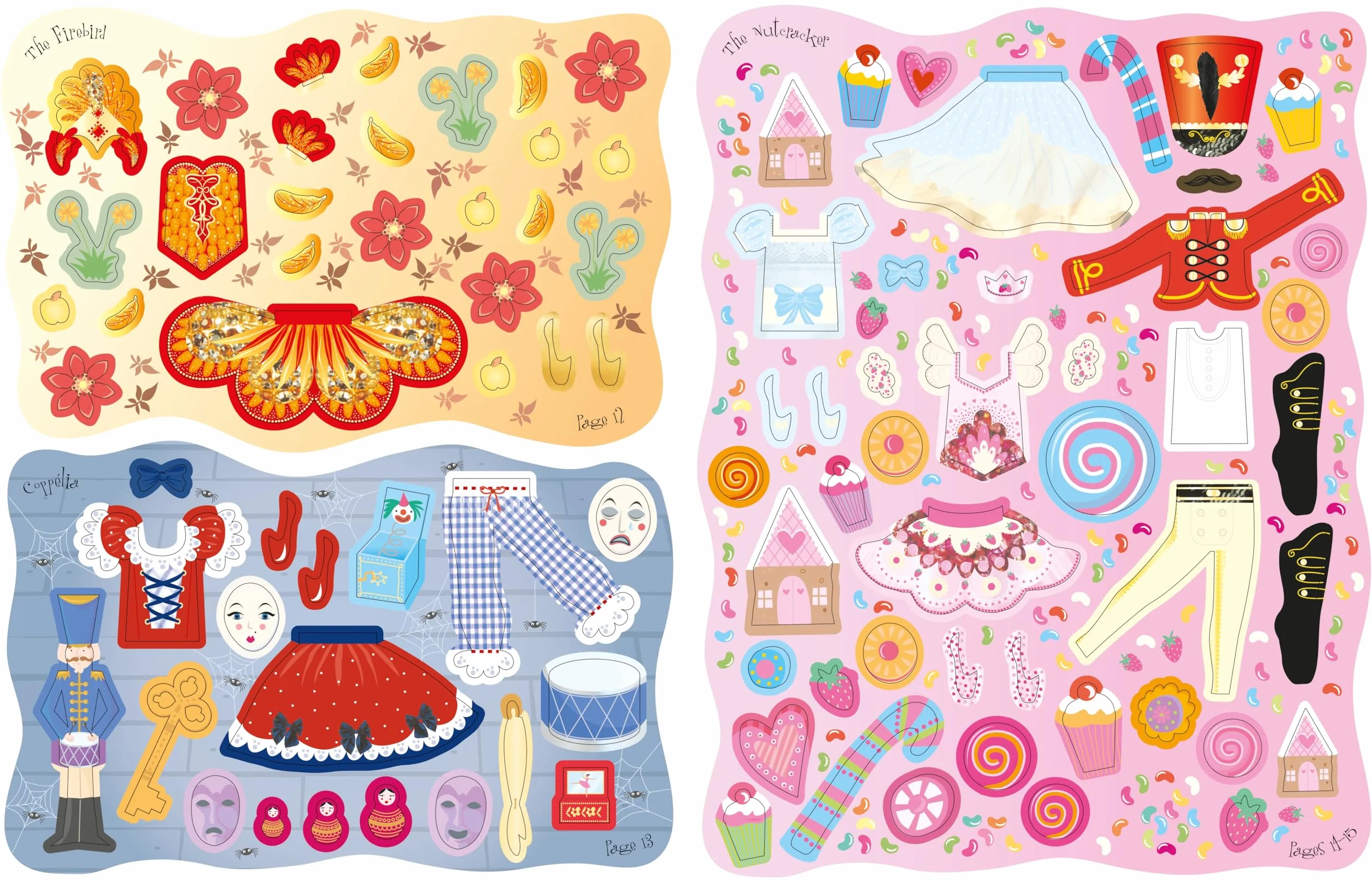 Sticker Dolly Dressing Ballerinas: 1