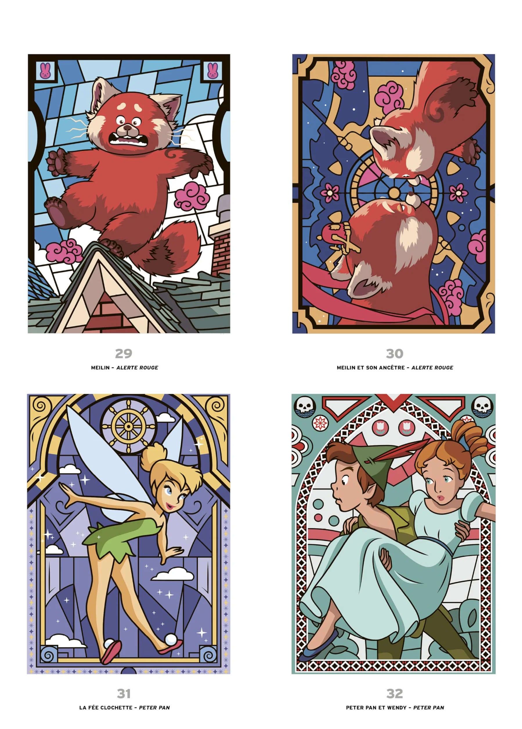 Coloriages mystères Disney - Vitraux Tome 2
