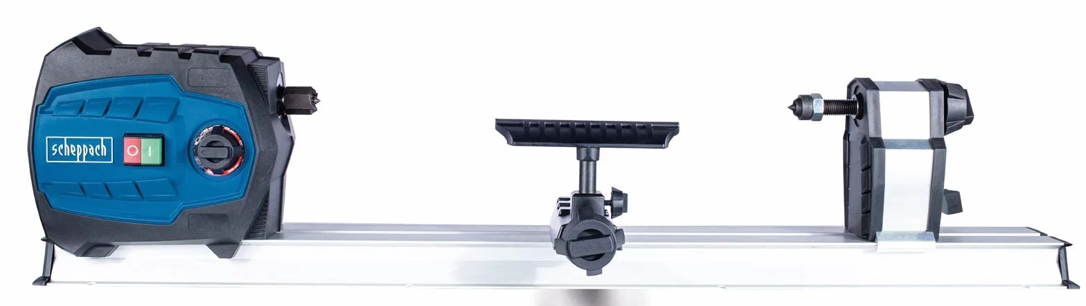Scheppach DM600VARIO tokarka 550 W zmienna prędkość 800-3000 obr/min 60x25 cm