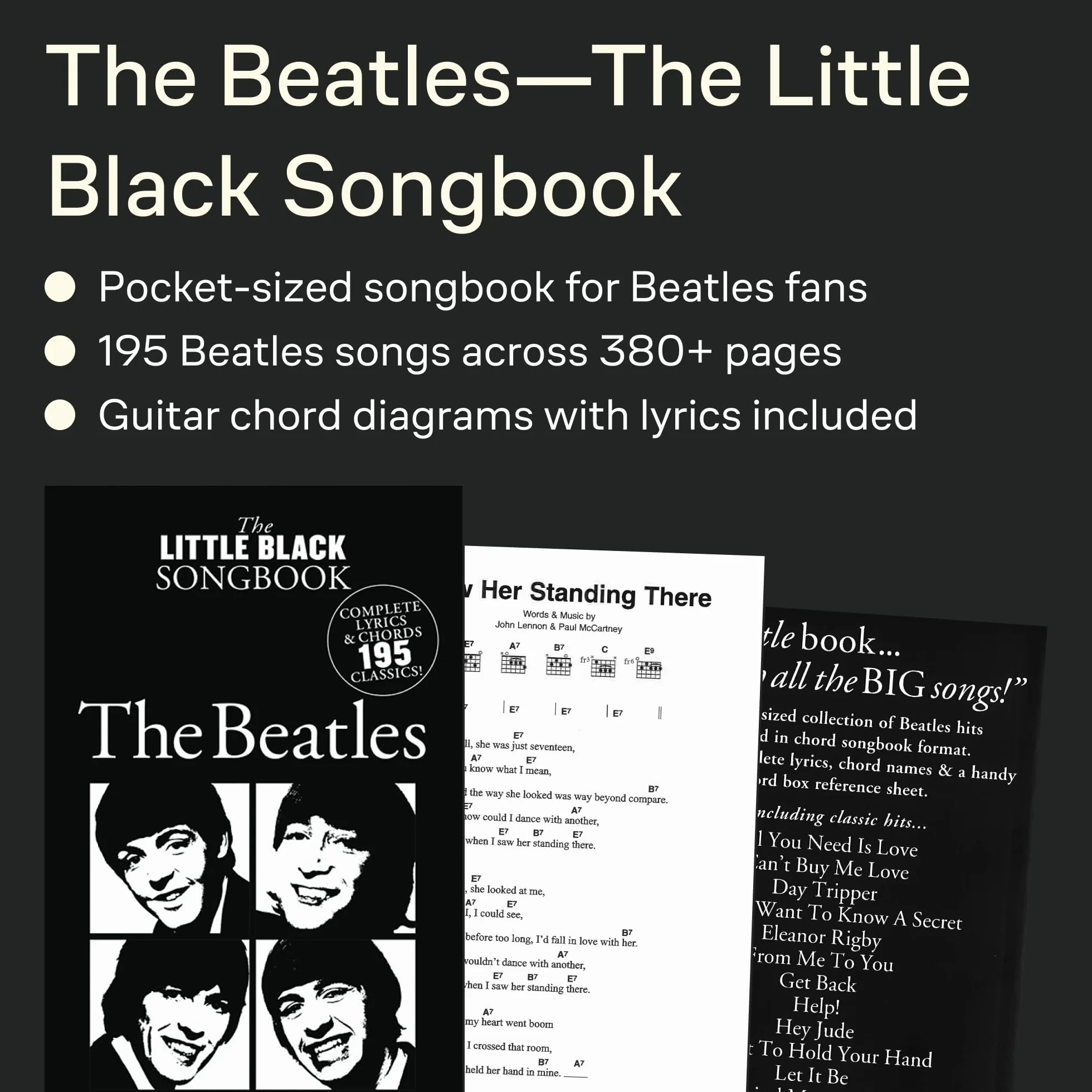 The Beatles The Little Black Songbook: Paroles et Accords (194 Chansons)