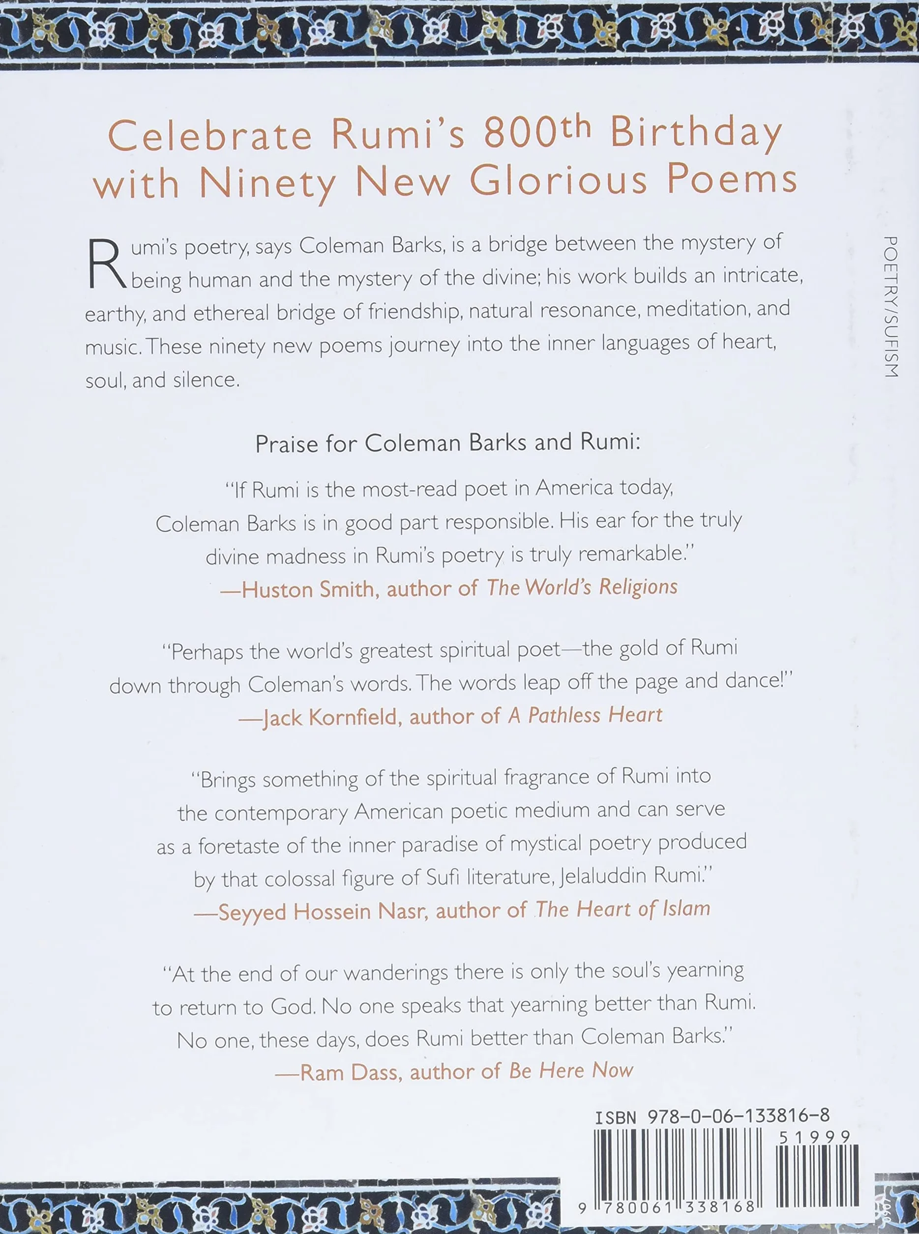 Rumi: Bridge to the Soul: Journeys Into the Music and Silence of the Heart
