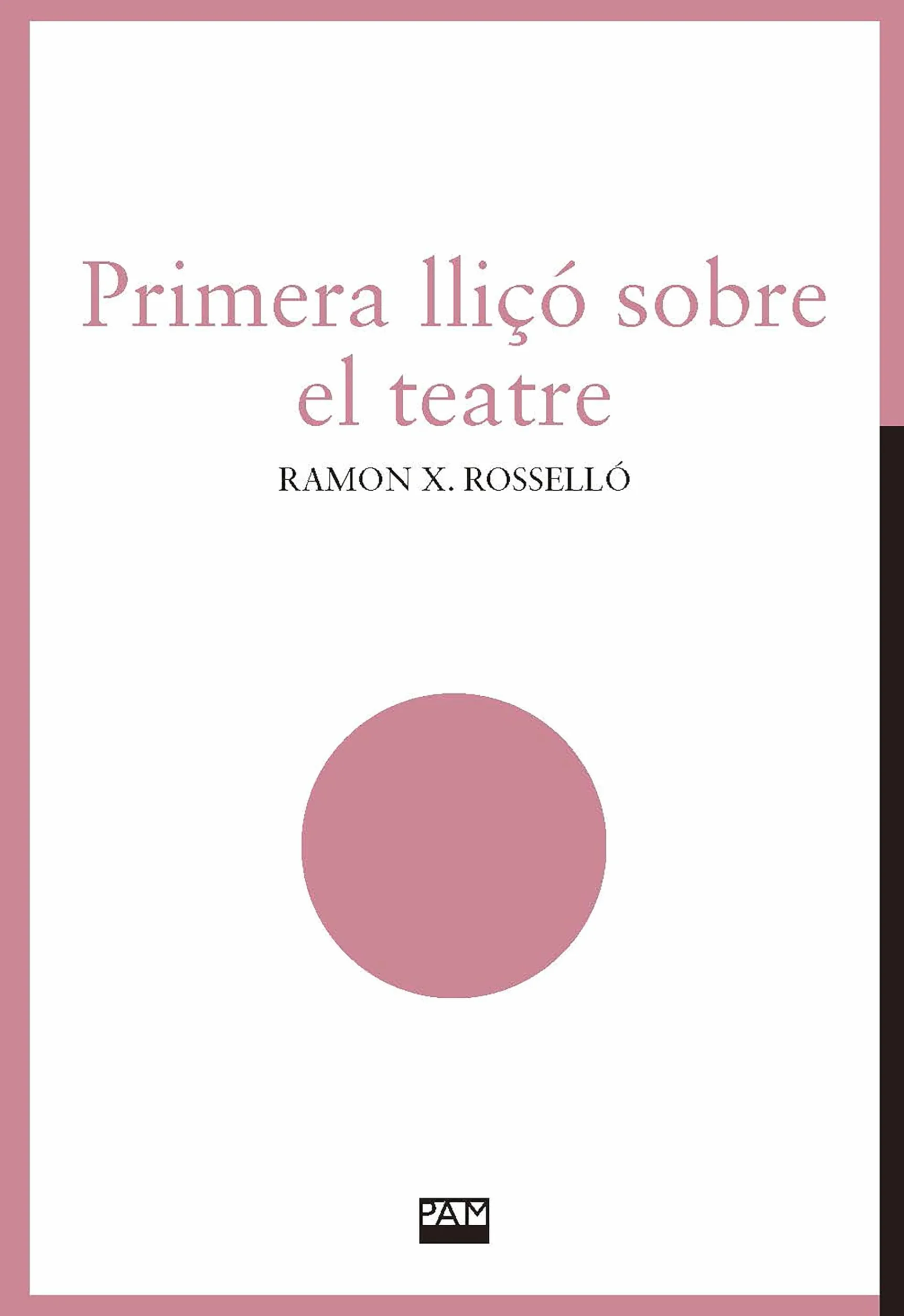 Primera lliçó sobre el teatre