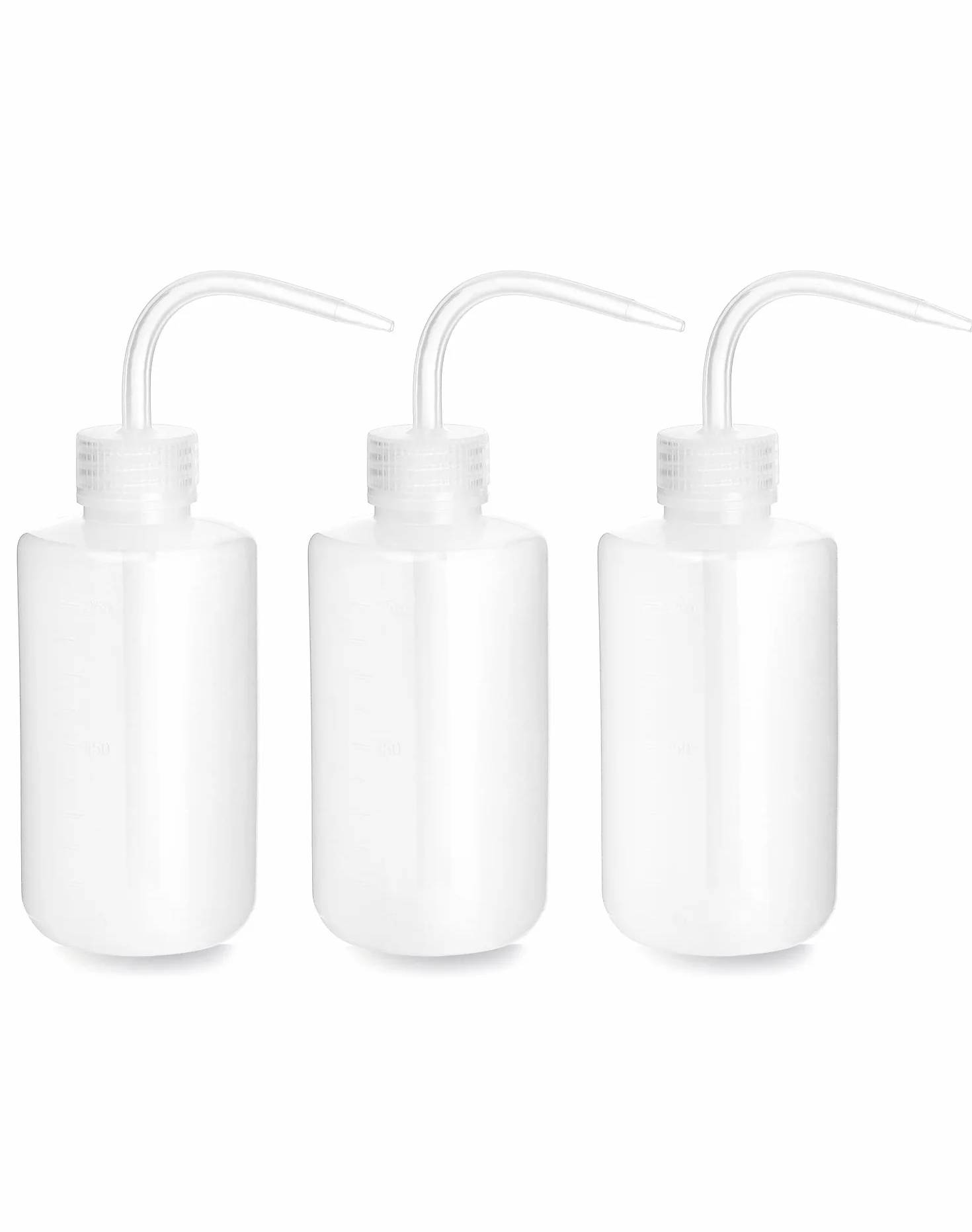 QWORK® 3 sztuki butelka do wyciskania 250 ml, plastikowe butelki na płyn, bezpieczna butelka do wyciskania, narzędzia do podlewania