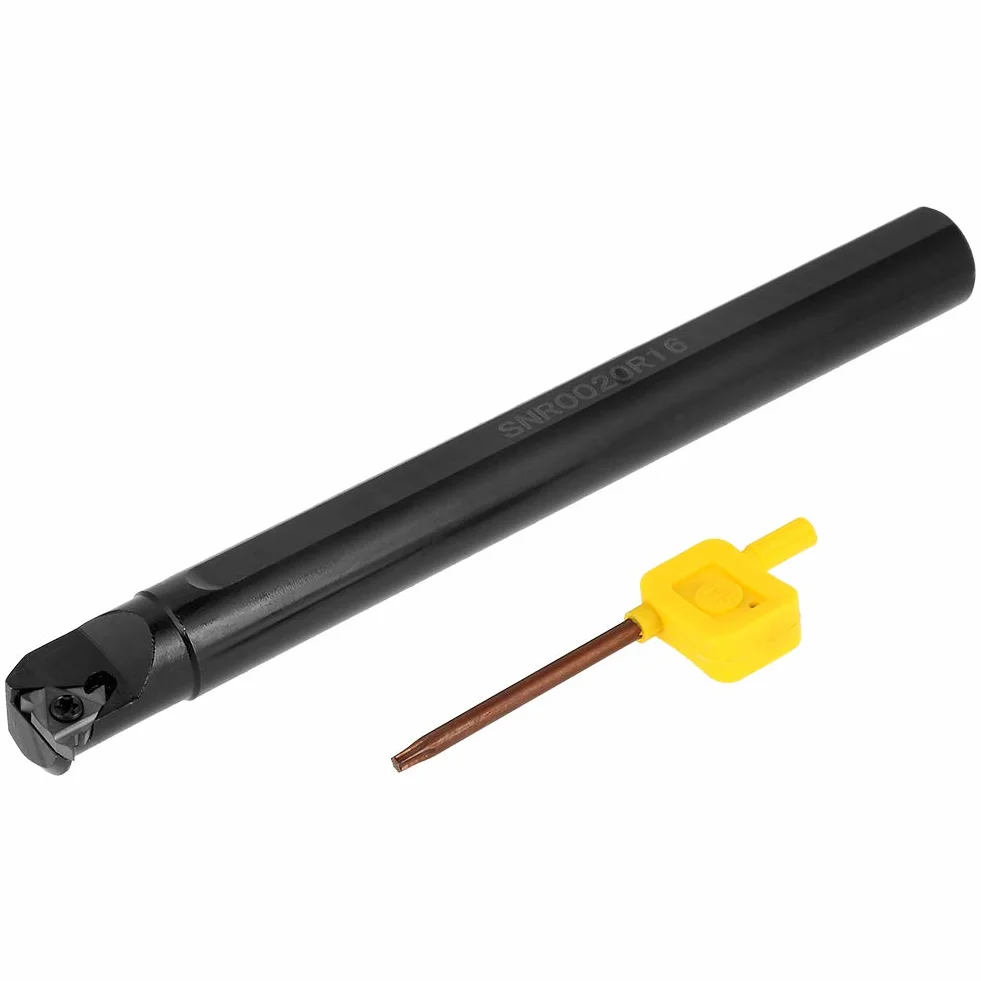 Tokarka Wolframowa Narzędzie do Gwintowania Wewnętrzne SNR0020R16 20mm × 200mm Gwint Wewnętrzny Toczenie Uchwyt na Narzędzia Wkładka 16IR AG60 Klucz Bagima 20x3x3