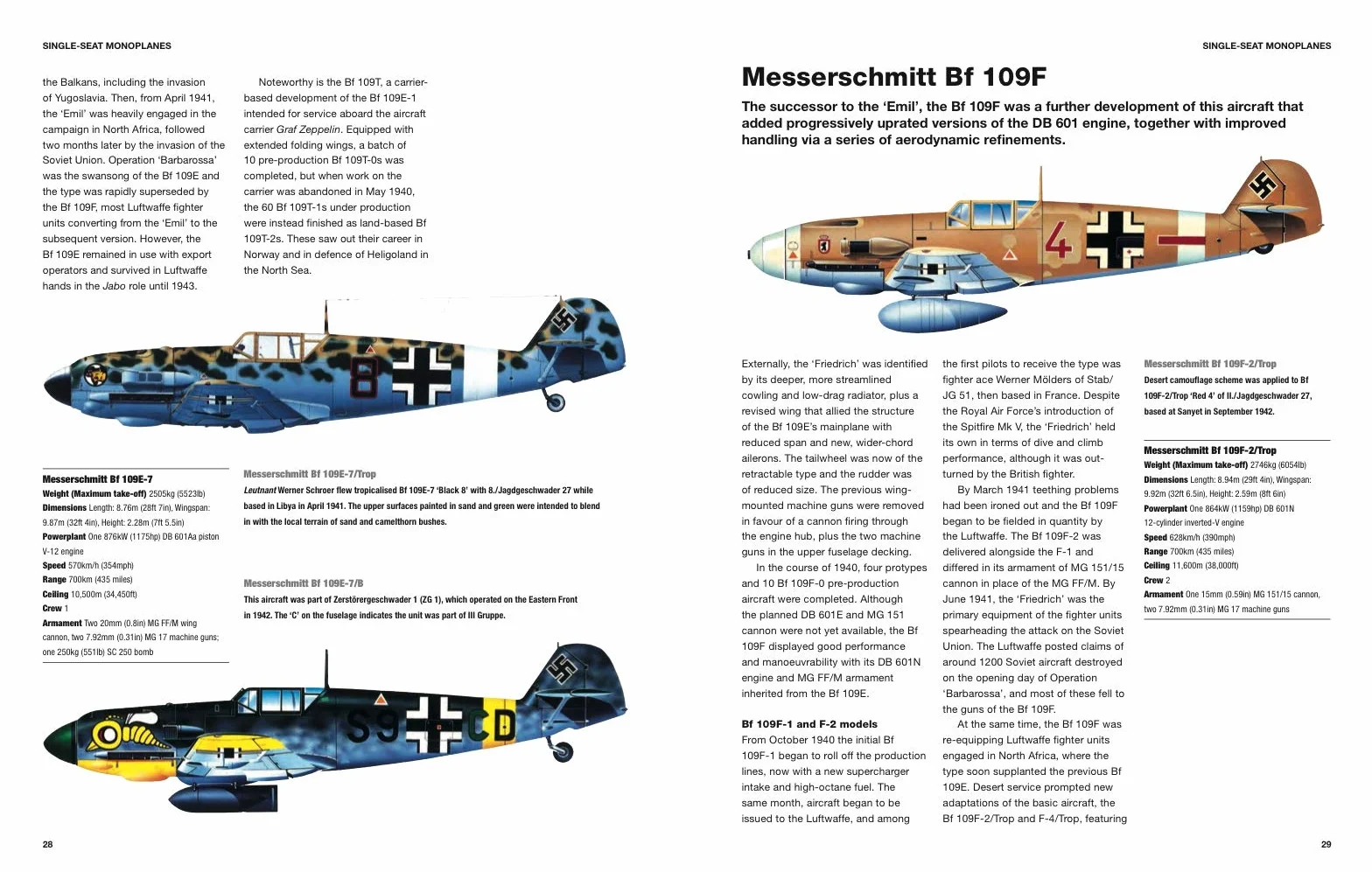German Fighter Aircraft of World War II: 1939-45