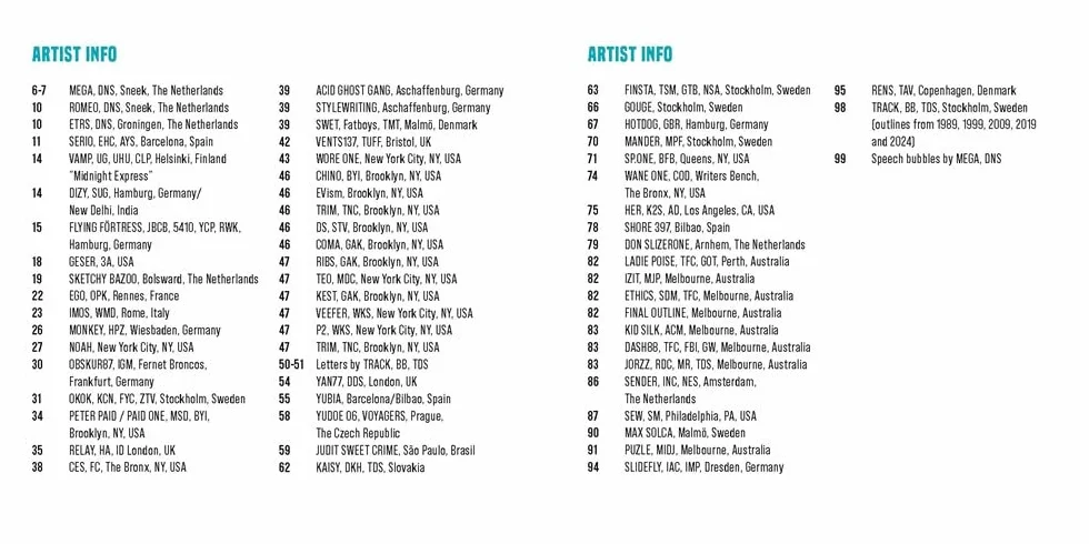 The Graffiti Sticker Book /anglais: 300+ Stickers from 50+ Artists