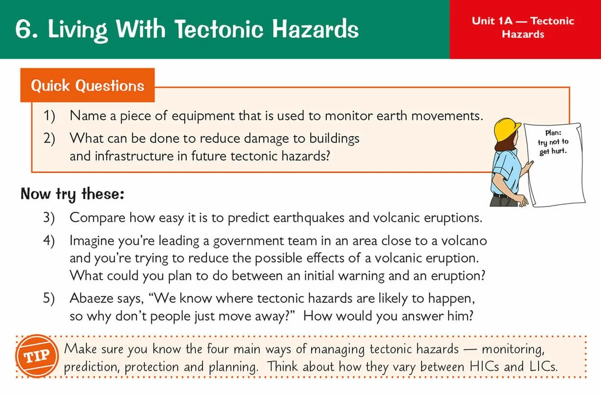 GCSE Geography AQA Revision Question Cards