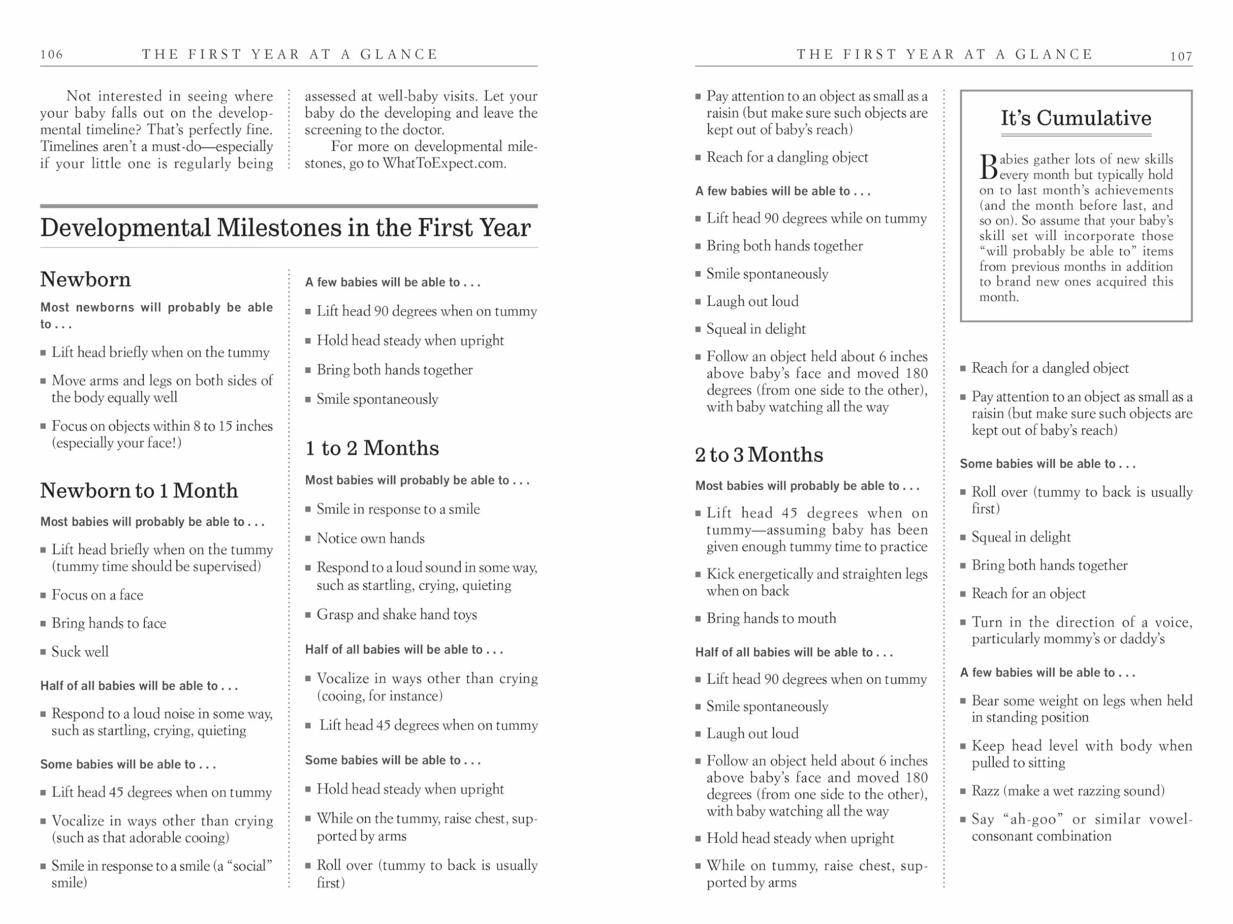 What to Expect the First Year: (Updated in 2025)