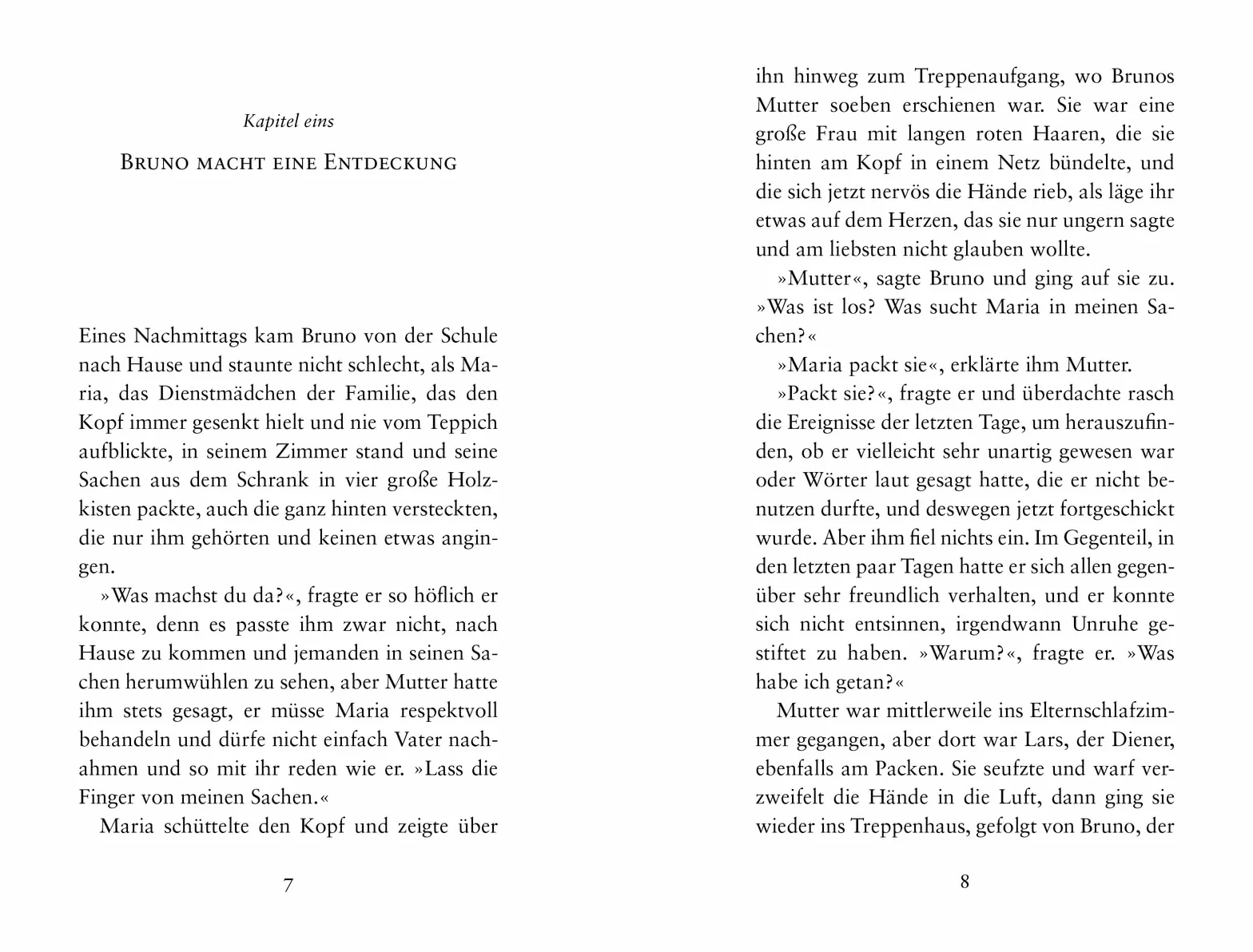 Der Junge im gestreiften Pyjama: Eine Fabel