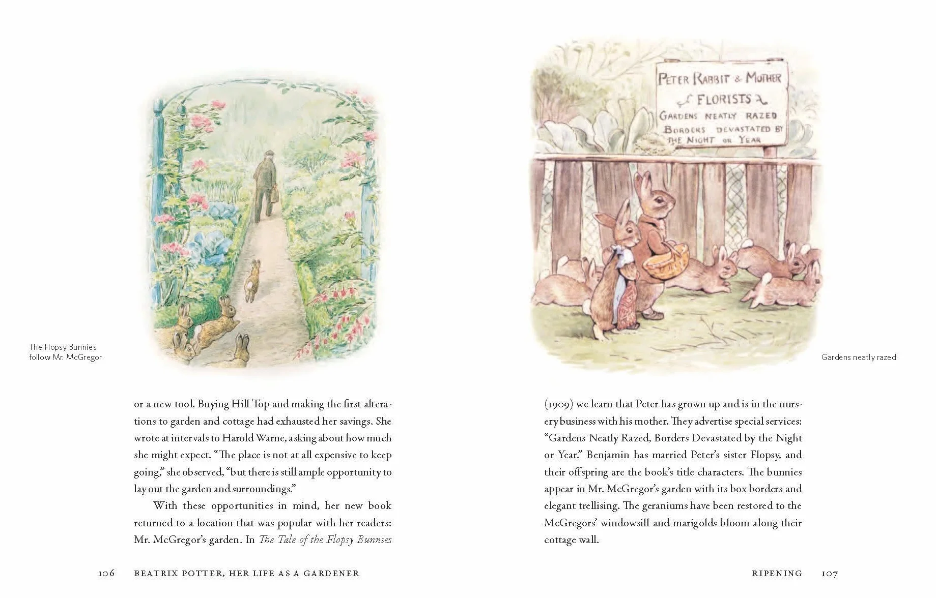 Beatrix Potter's Gardening Life: Plants and Places Inspired Classic Children's Tales