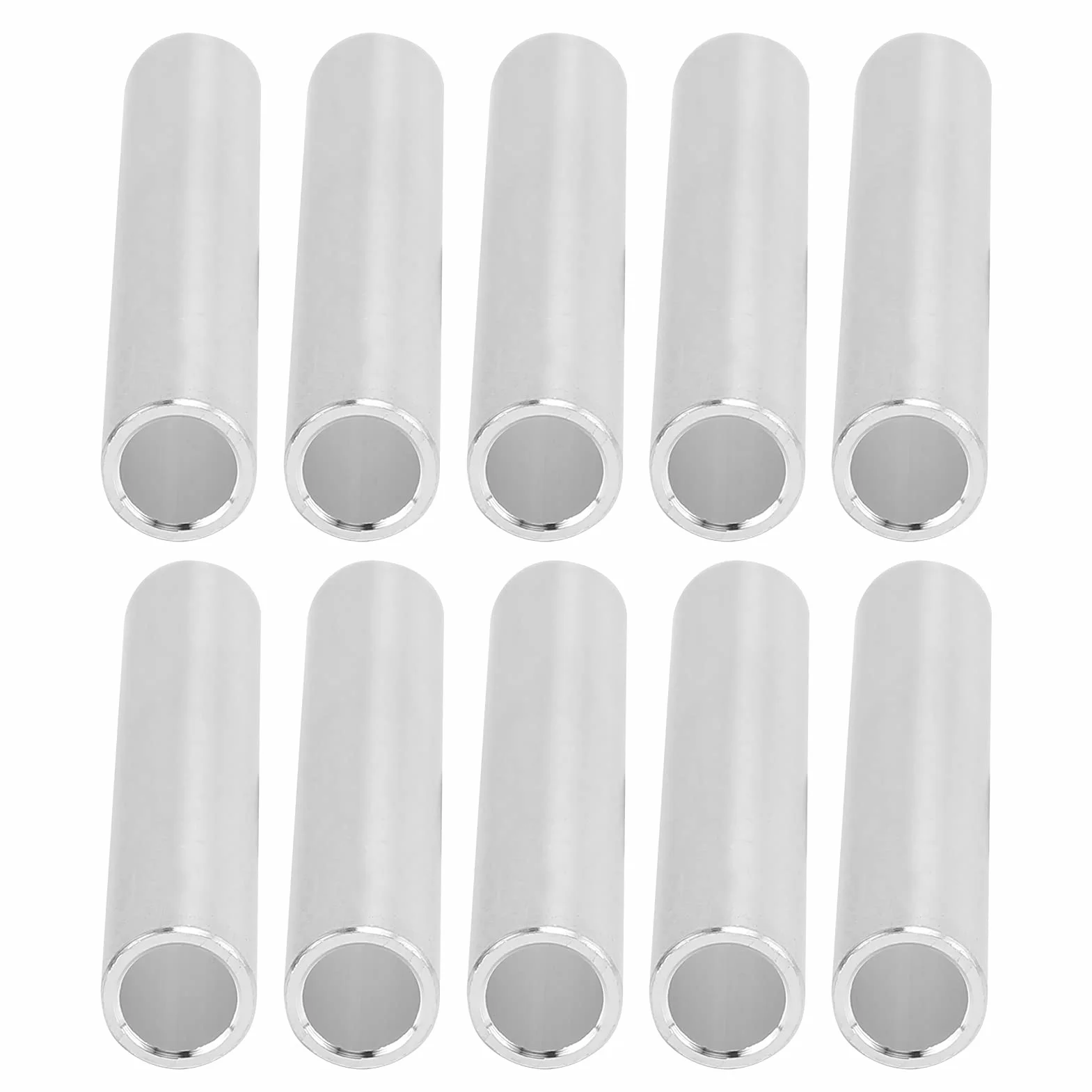 Rura Aluminiowa, Okrągła Aluminiowa Rura, Bezszwowa Aluminiowa Prosta Rura, Długość 50 Mm, 6 Mm ID i 8 Mm OD, 10 Sztuk