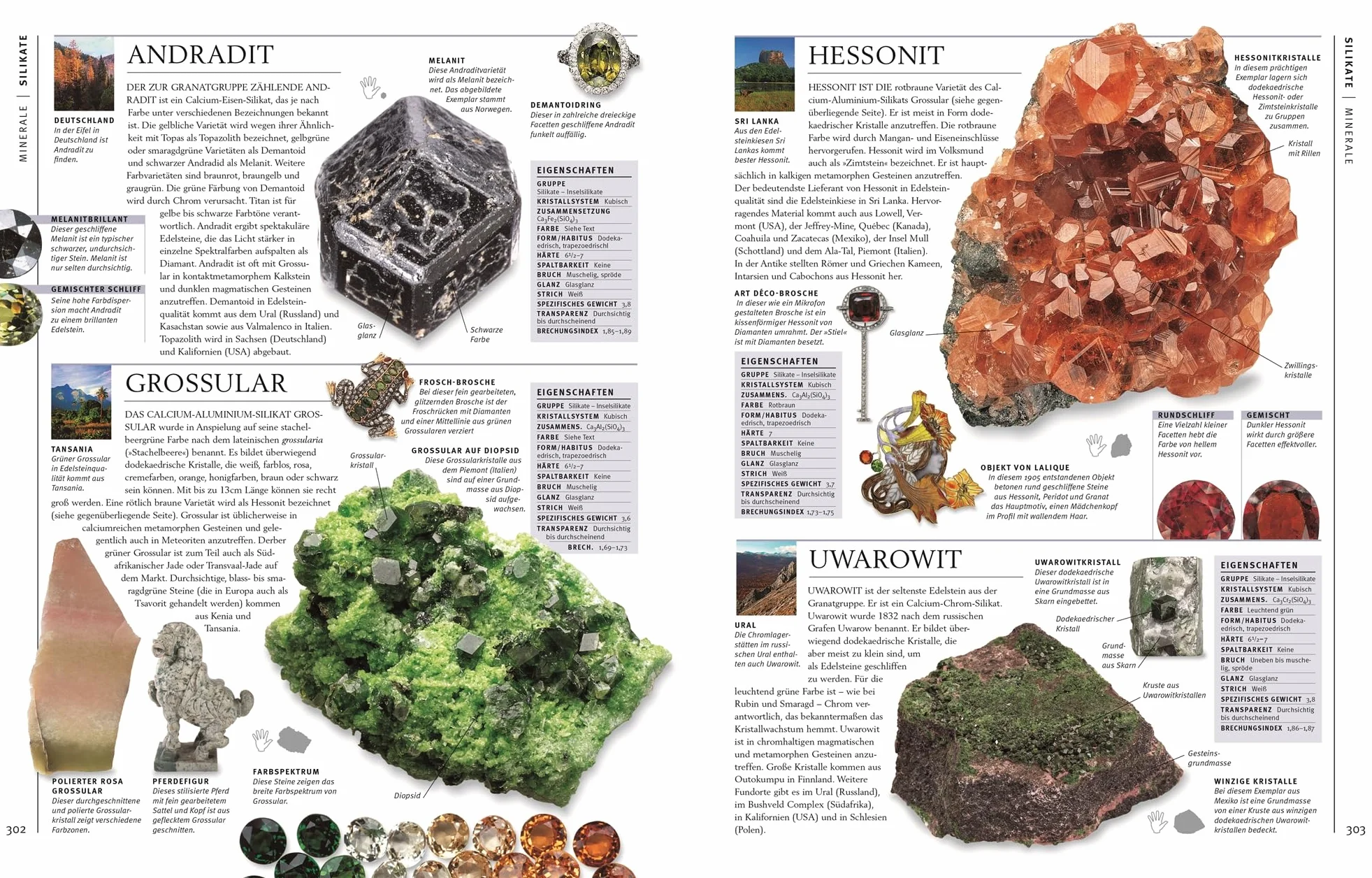 Steine & Mineralien: Über 500 Gesteine, Minerale, Edelsteine und Fossilien - 1200 Farbfotos
