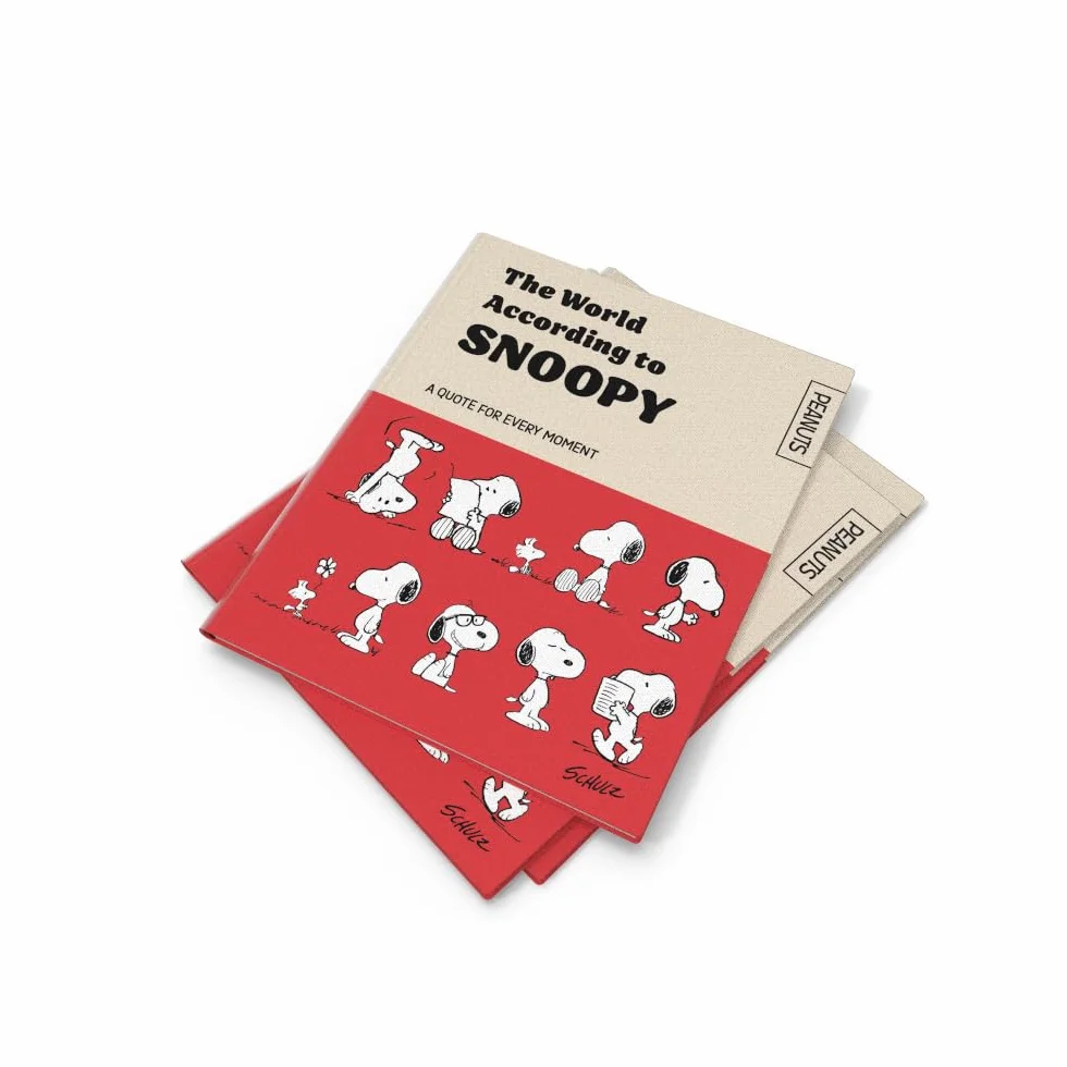 Peanuts The World According to Snoopy Gift Book Iconic Quotes 75 Years