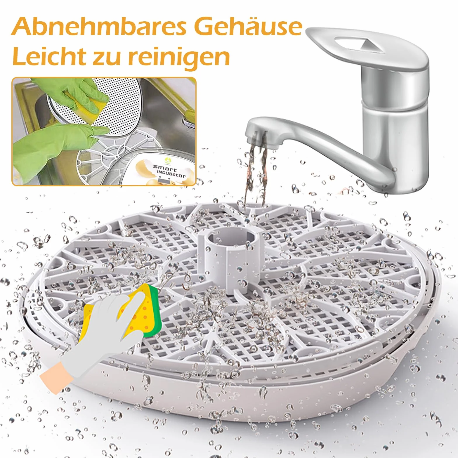 Automatyczny inkubator dla kur 12 jaj 300 ml automatyczne obracanie regulacja temperatury