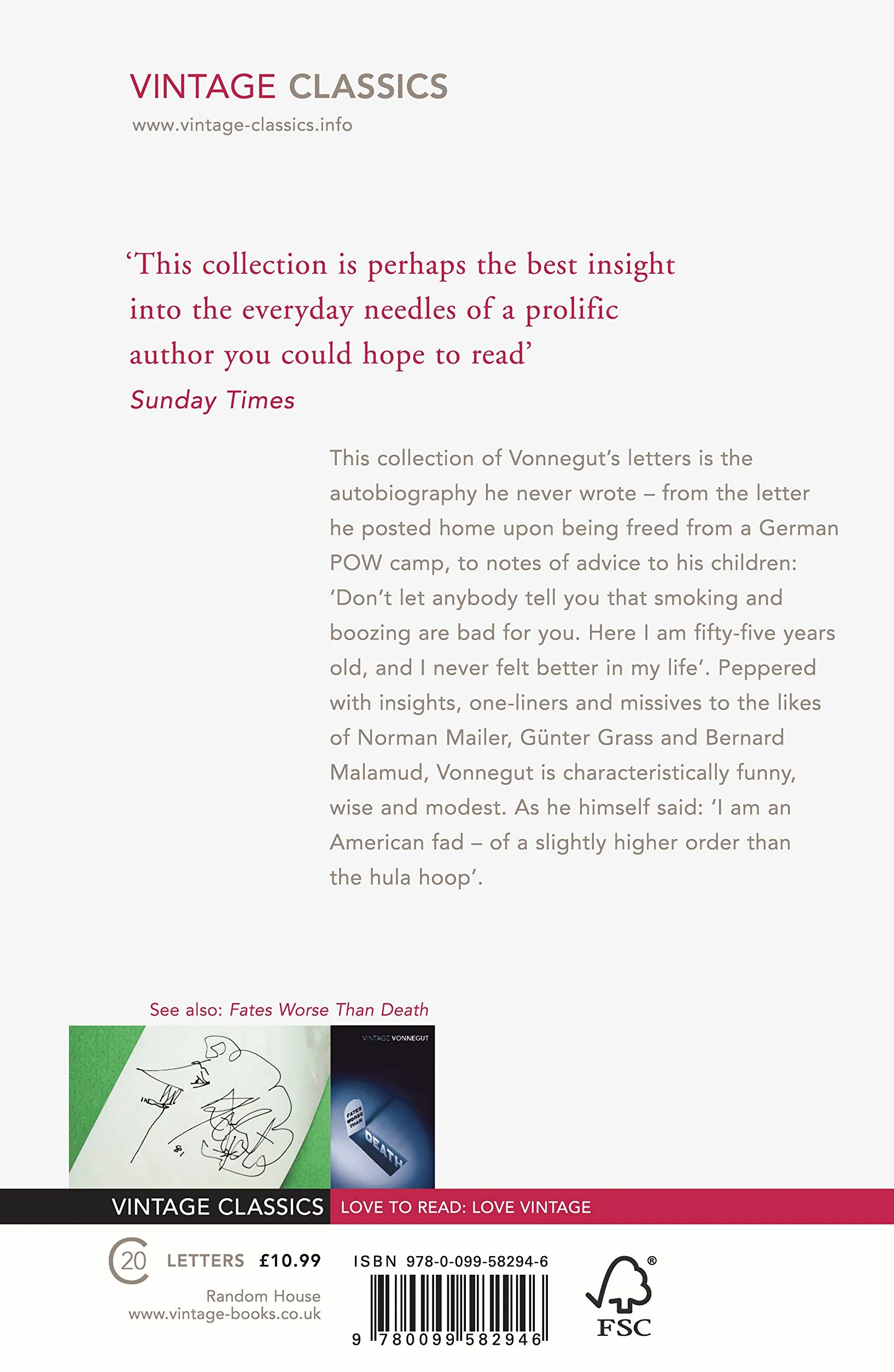 Kurt Vonnegut Letters