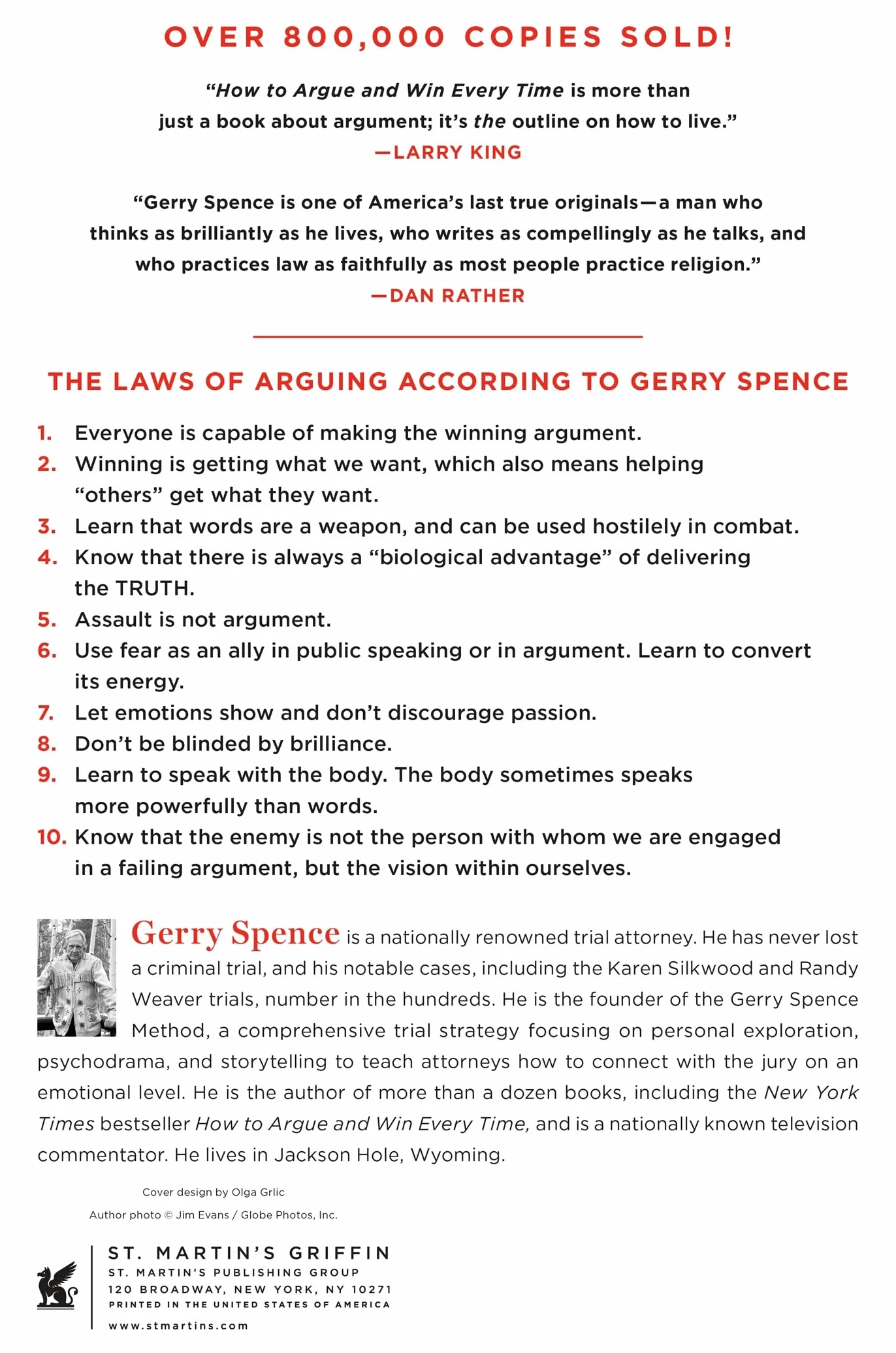 How to Argue & Win Every Time: At Home, at Work, in Court, Everywhere, Everyday
