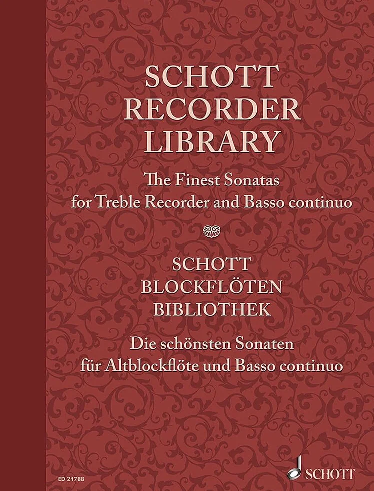 Schott Collection Flûte à bec: Les plus belles sonates pour flûtes à bec alto et Basso continuo - Partition