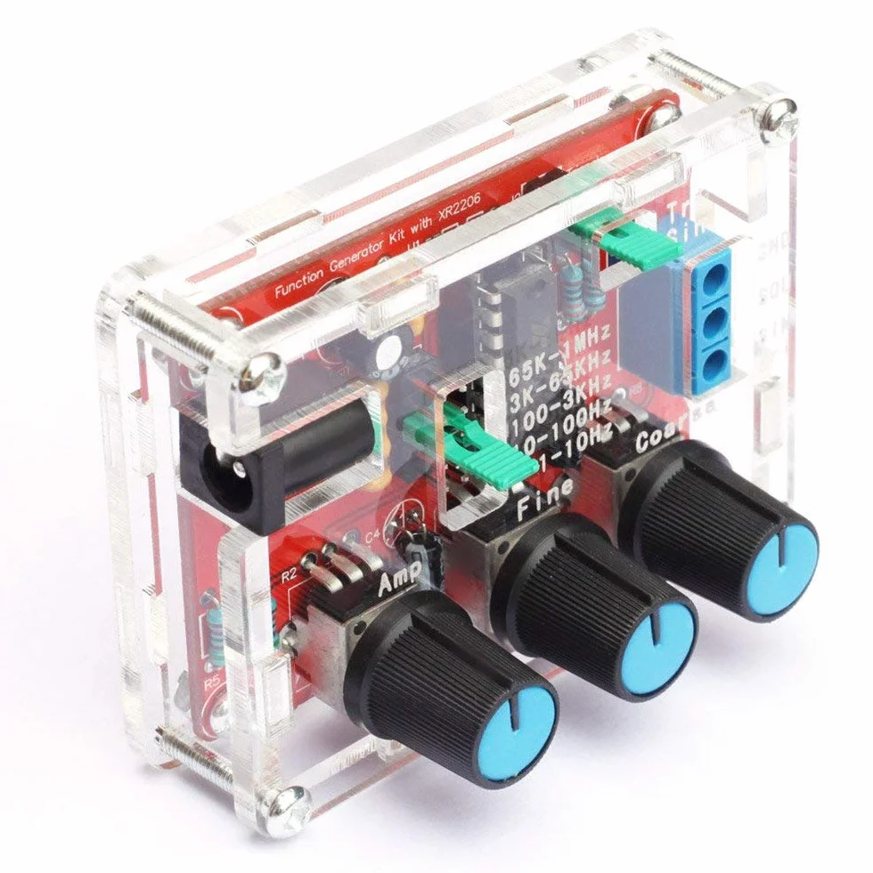 XR2206 generator sygnału funkcyjnego sinusoidalny trójkąt kwadrat 1Hz-1MHz