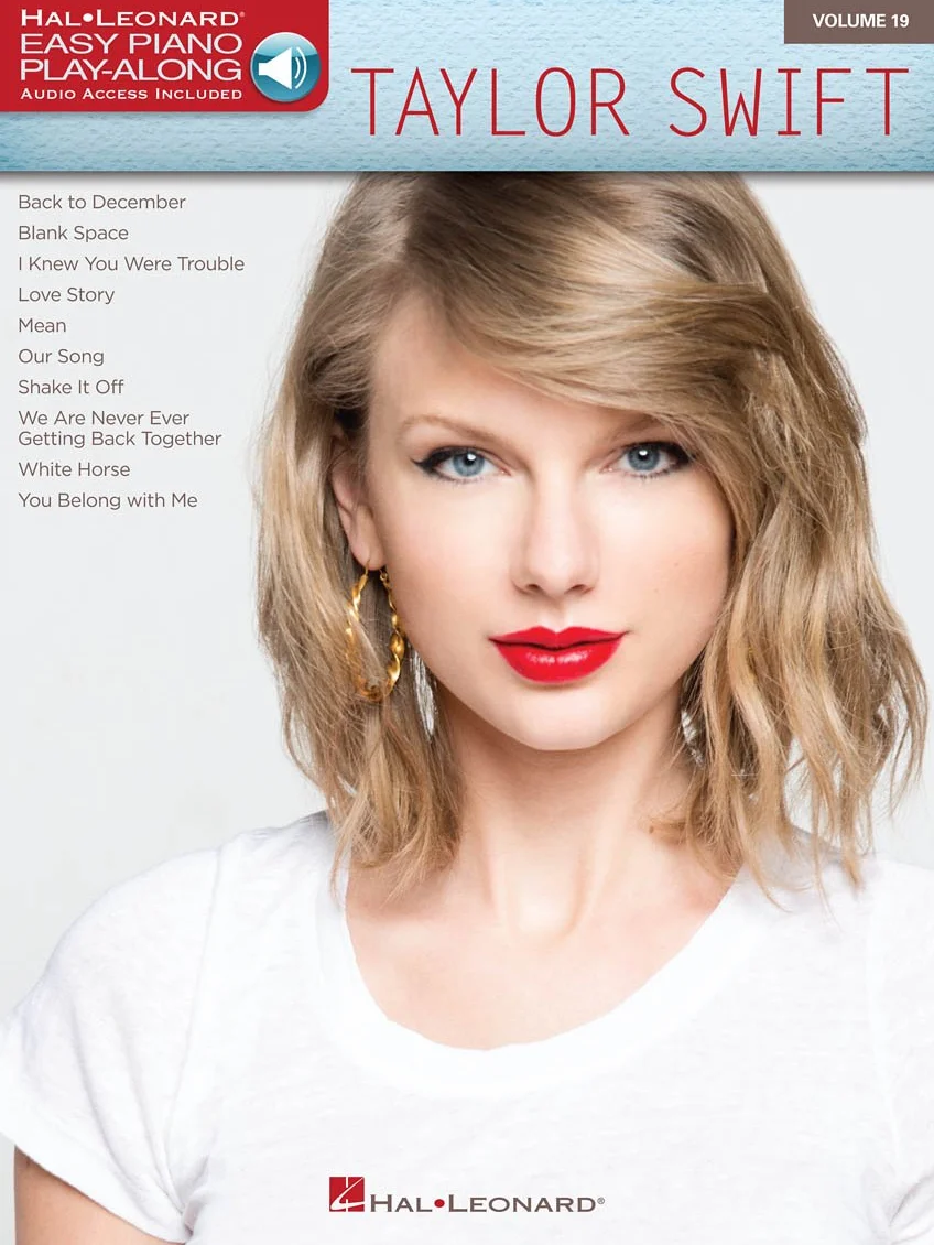 Taylor Swift Easy Piano Play-Along Volume 19: Recueil + Enregistrements en Ligne
