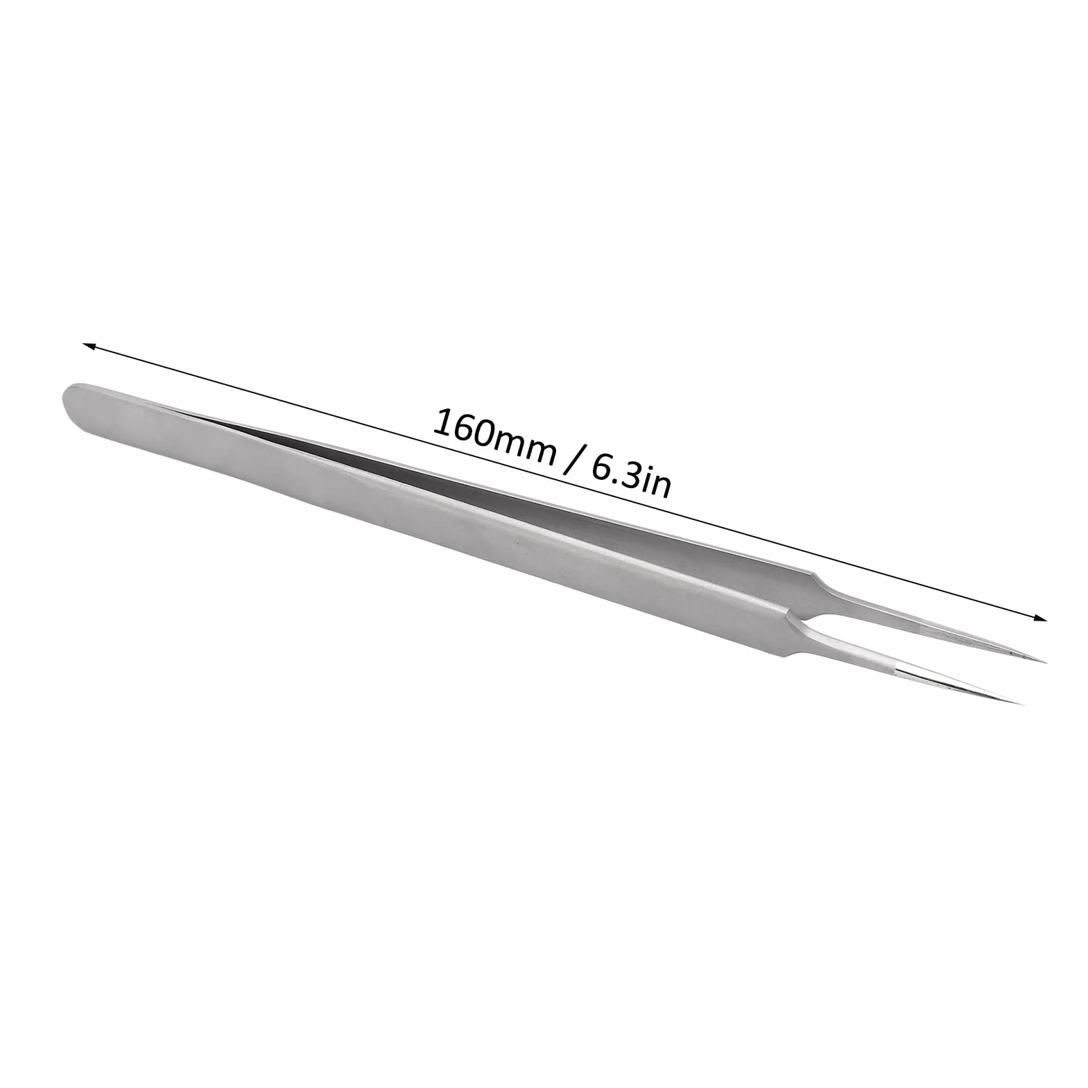 BET‑Q3 Pęseta ze Stali Nierdzewnej Bardzo Ostra Pęseta Rzemieślnicza Wysoka Dokładność Narzędzie Mikroskopowe Antystatyczna 160mm/6.3in