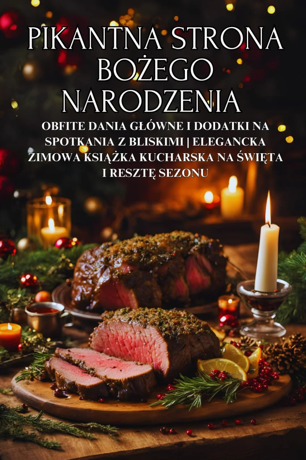 Pikantna strona Bożego Narodzenia: Obfite dania główne i dodatki na spotkania z bliskimi | Elegancka zimowa książka kucharska na święta i resztę ... na święta i resztę sezonu