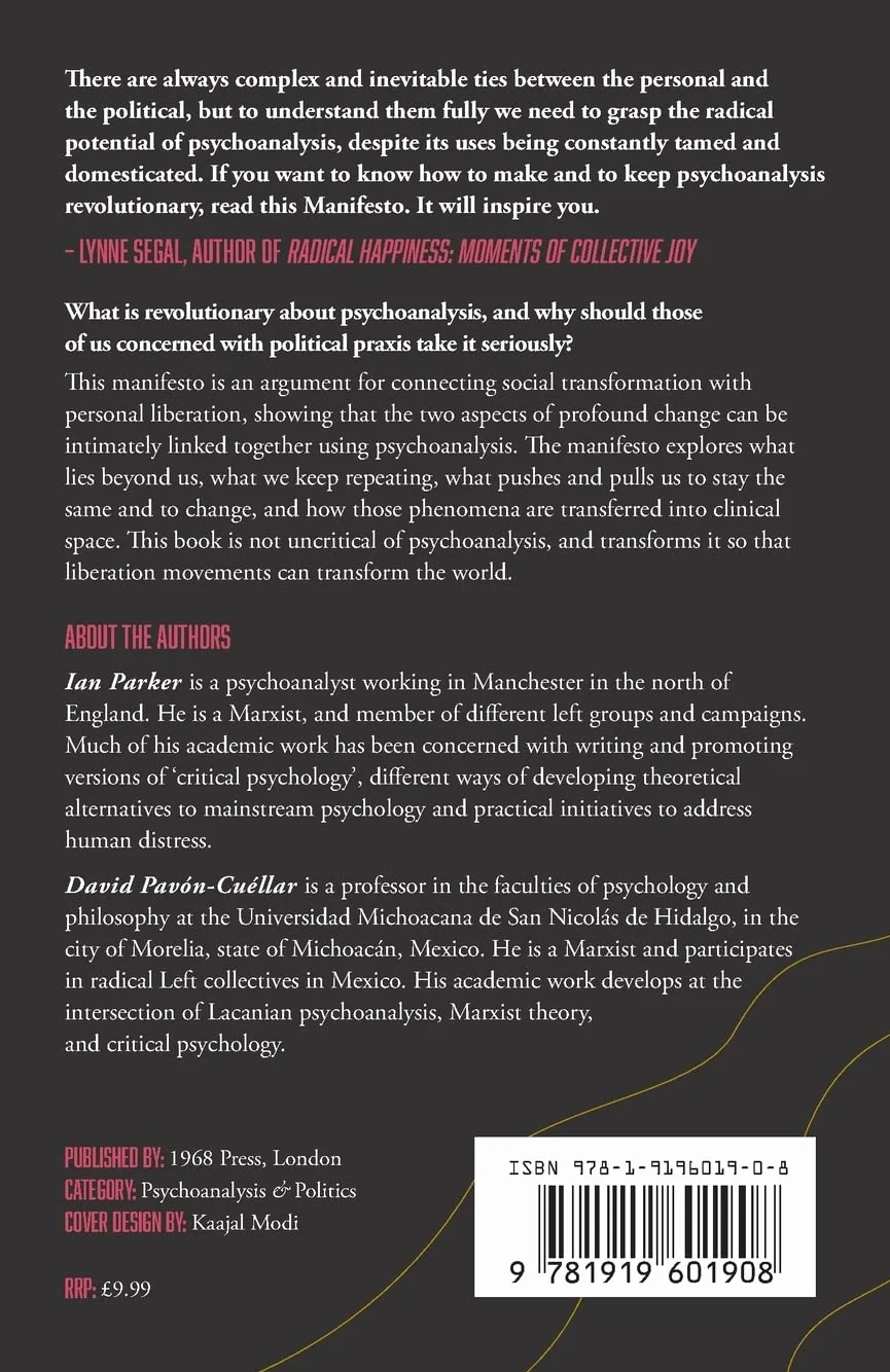Psychoanalysis and Revolution: Critical Psychology for Liberation Movements