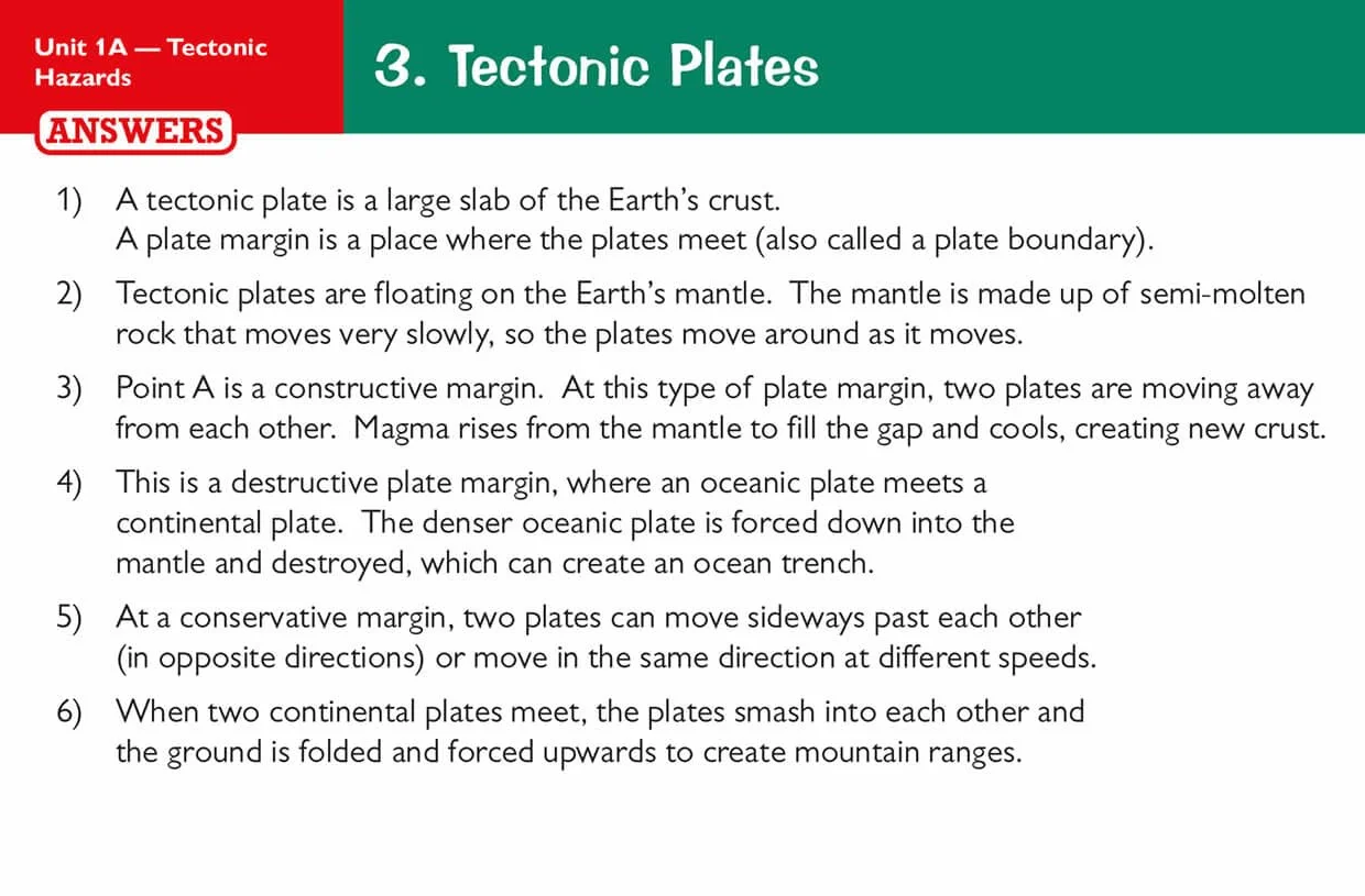 GCSE Geography AQA Revision Question Cards