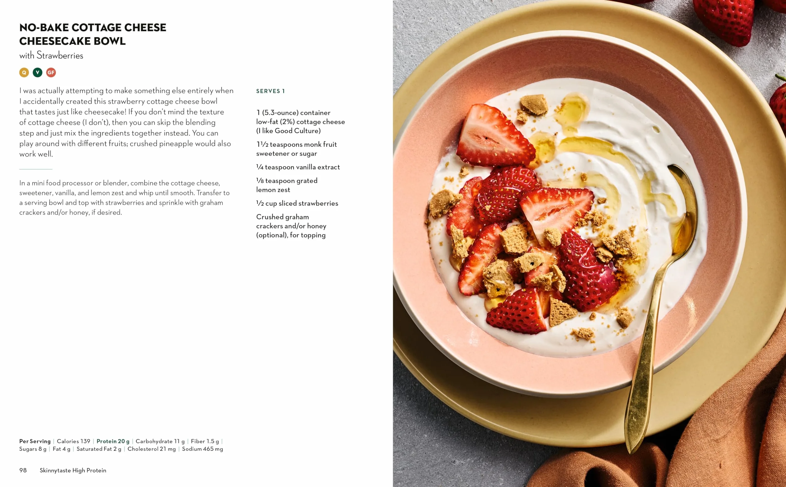 Skinnytaste High Protein: 100 Healthy Simple Recipes Cookbook