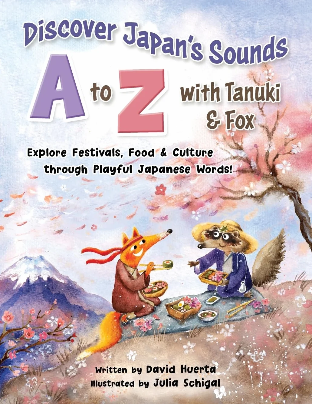 Discover Japan's Sounds A to Z with Tanuki & Fox: Explore Festivals, Food & Culture through Playful Japanese Words!