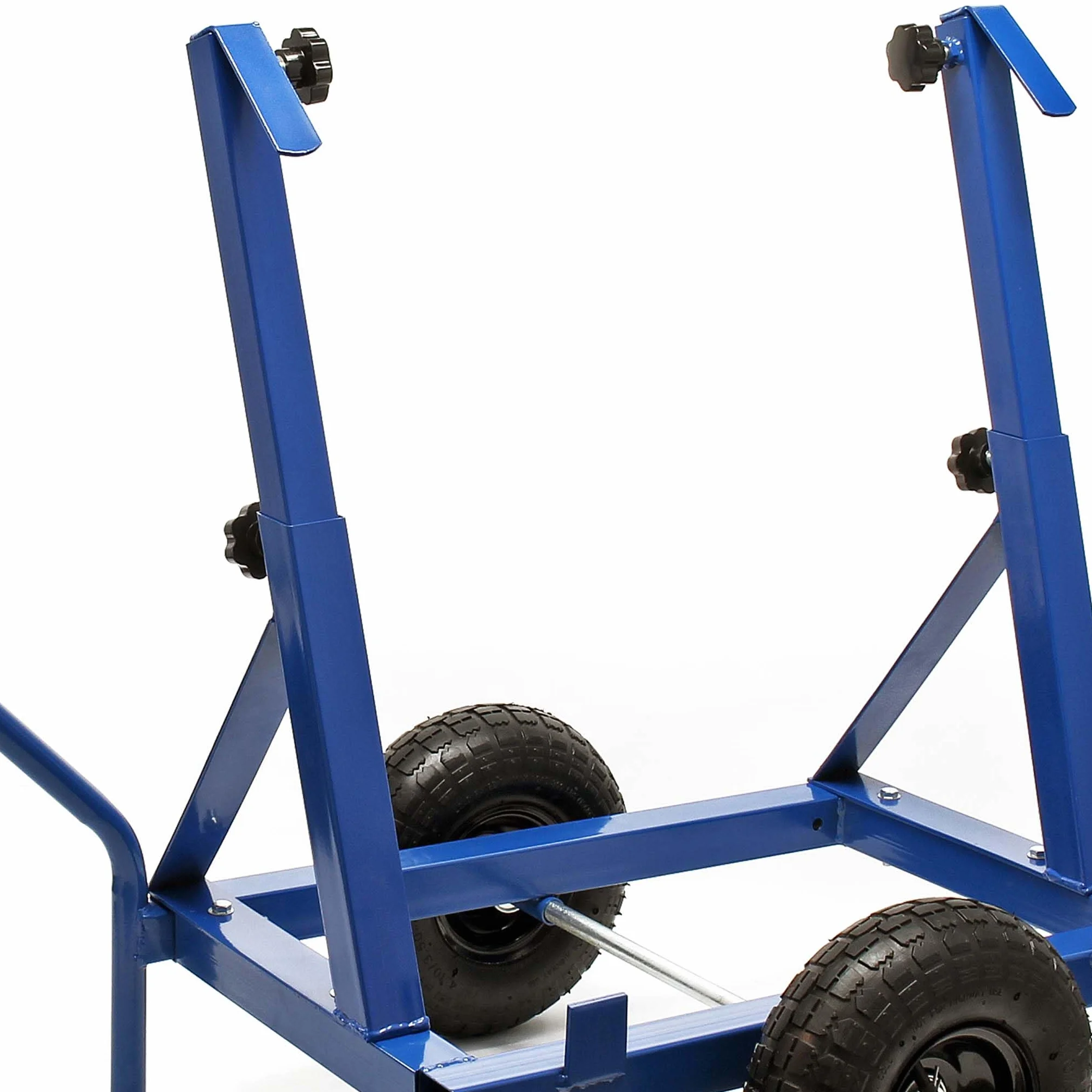 XPOtool Wózek transportowy do płyt 200 kg, regulowana wysokość mocowania 280-830 mm, 2 opony pneumatyczne, do transportu np. szyb, drwi, okien