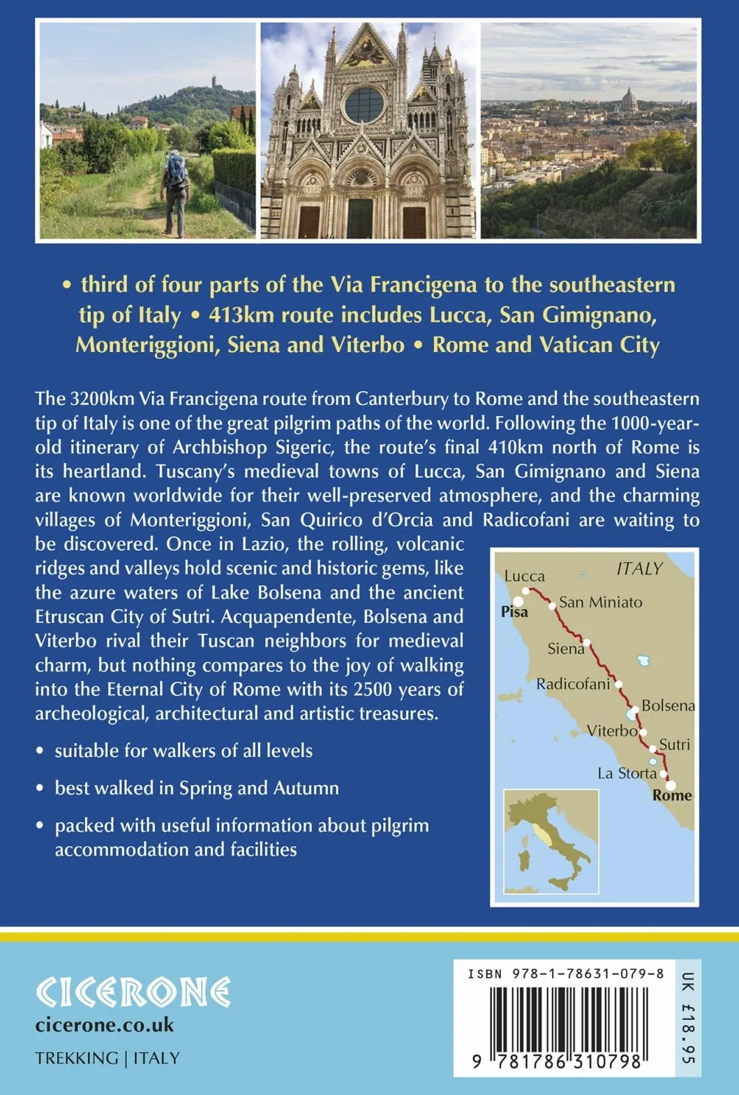 Walking the Via Francigena Pilgrim Route Part 3: Lucca to Rome