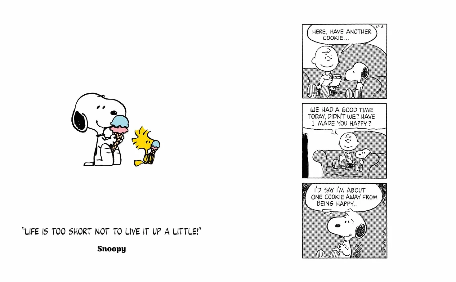 Peanuts The World According to Snoopy Gift Book Iconic Quotes 75 Years