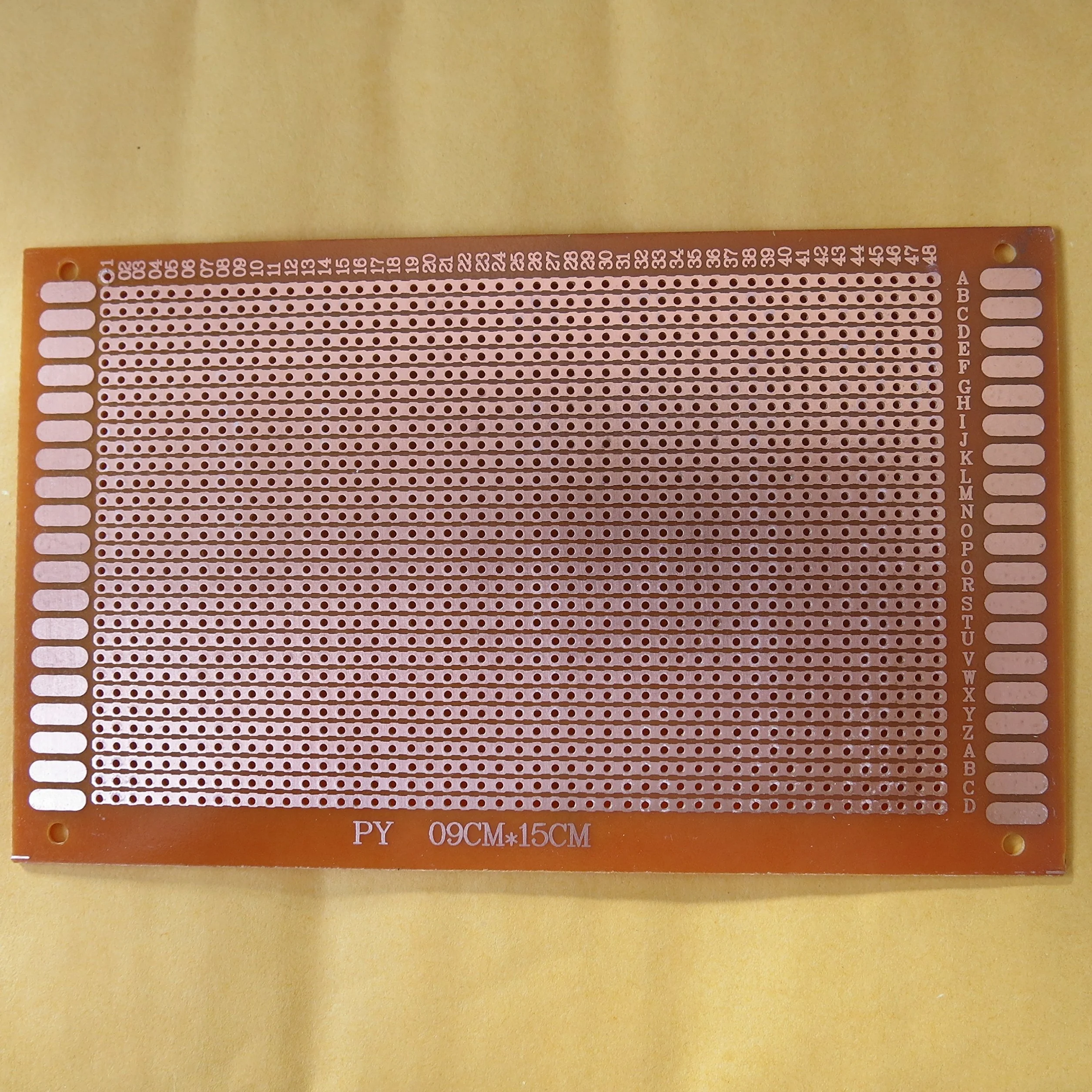 Veroboard Stripboard 9x15 cm siatka paskowa PCB płytka drukowana uniwersalna Matrix Circuit Board bakelitowe