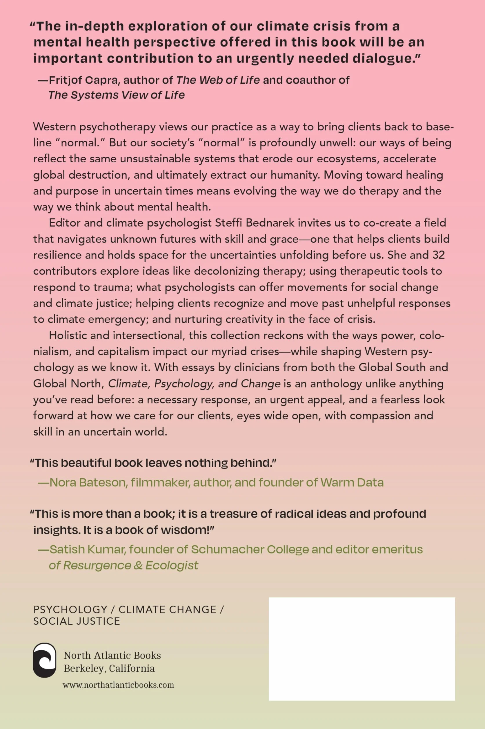 Climate Psychology Change Reimagining Psychotherapy Era Global Disruption Climate Anxiety